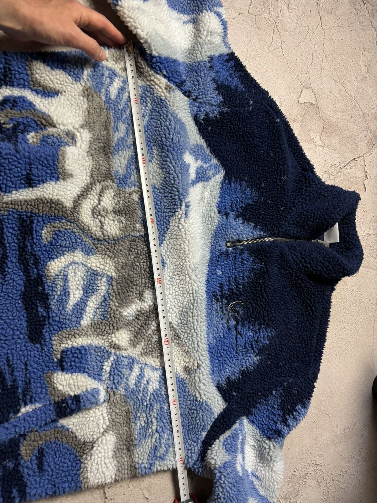 Karl Kani Karl Kani METAL SIGNATURE WOLF TEDDY TROYER - Fleece jumper Size US XL / EU 56 / 4 - 13 Thumbnail