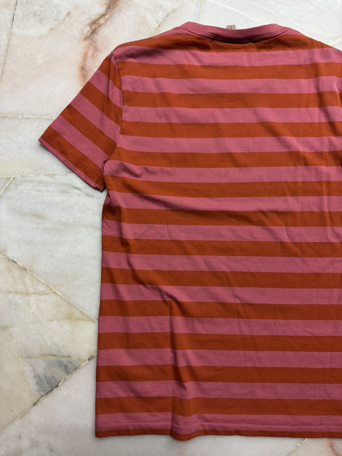 Burberry BURBERRY STRIPE EMBROIDERY LOGO TSHIRT Size US S / EU 44-46 / 1 - 13 Thumbnail