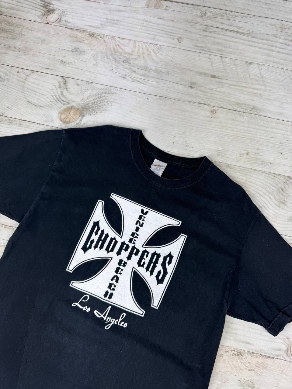 West Coast Choppers Vintage West Coast Choppers Venice Beach Los Angeles T Shirt Size US L / EU 52-54 / 3 - 2 Thumbnail