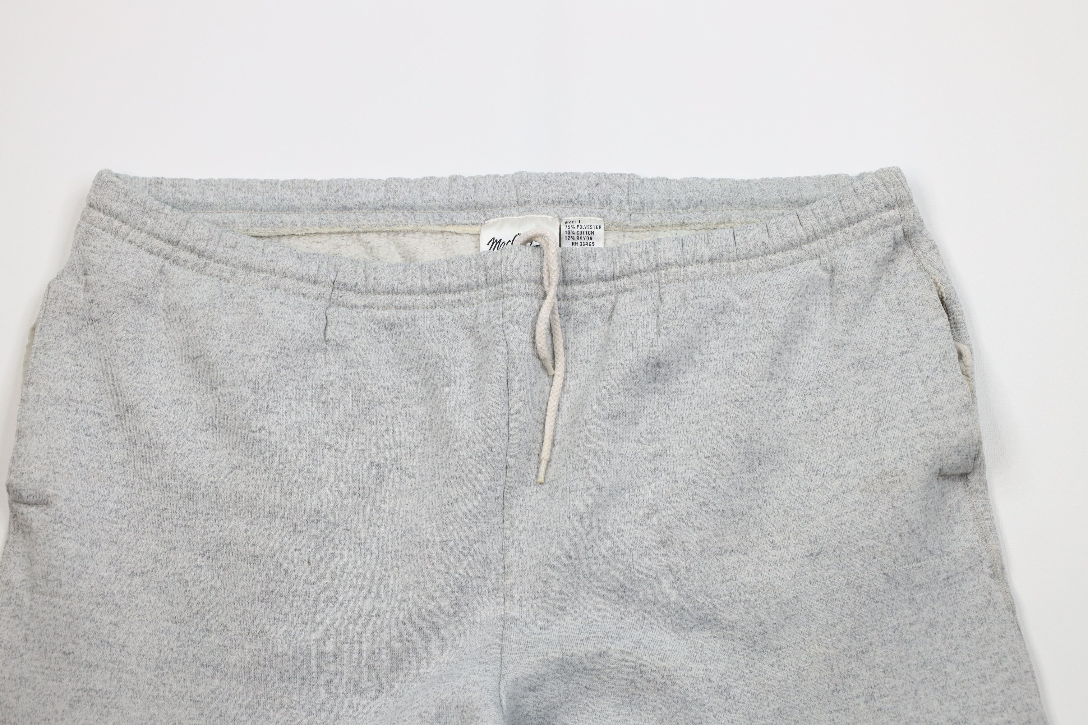 Vintage Vintage 80s 90s Streetwear Blank Triblend Sweatpants Joggers Size US 36 / EU 52 - 2 Thumbnail