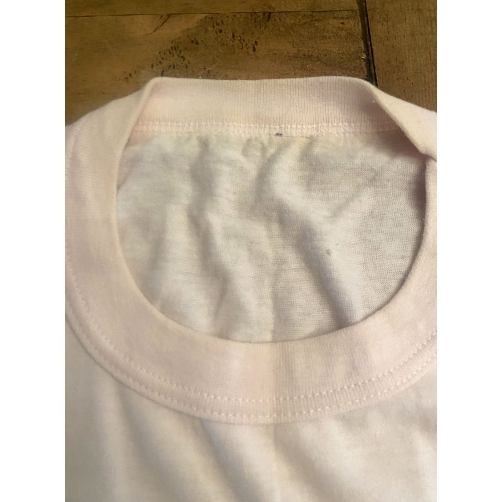 Vintage VINTAGE Fishing Shirt Mens L Pink Single Stitch T-Shirt 20”x27” No Tag Fish Stitch Bug Off Future Fashions Size US L / EU 52-54 / 3 - 6 Thumbnail
