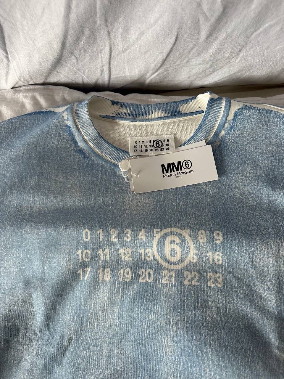 MM6 Mm6 Maison Margiela washed sweatshort blue Size US L / EU 52-54 / 3 - 7 Thumbnail