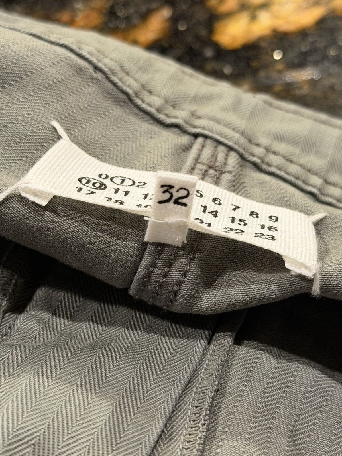 Maison Margiela Maison Margiela 5 Pockets Harringbone Striped Gray Trousers Size US 32 / EU 48 - 11 Thumbnail