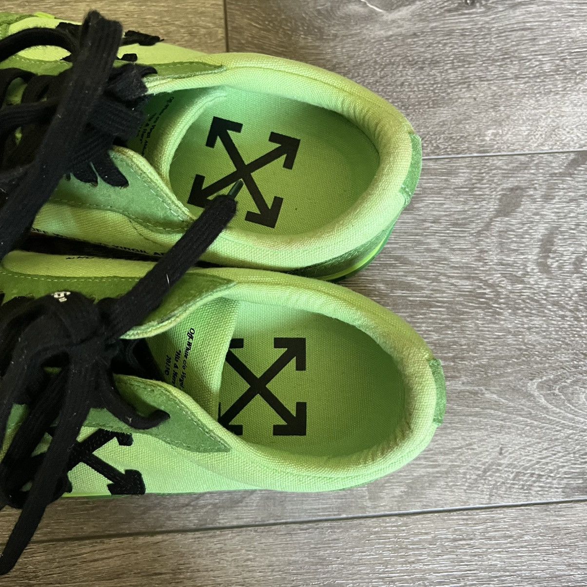Off-White Off-White Vulc Low Green Canvas FW19 Womens Sneakers Size 38 Size US 8 / IT 38 - 9 Thumbnail