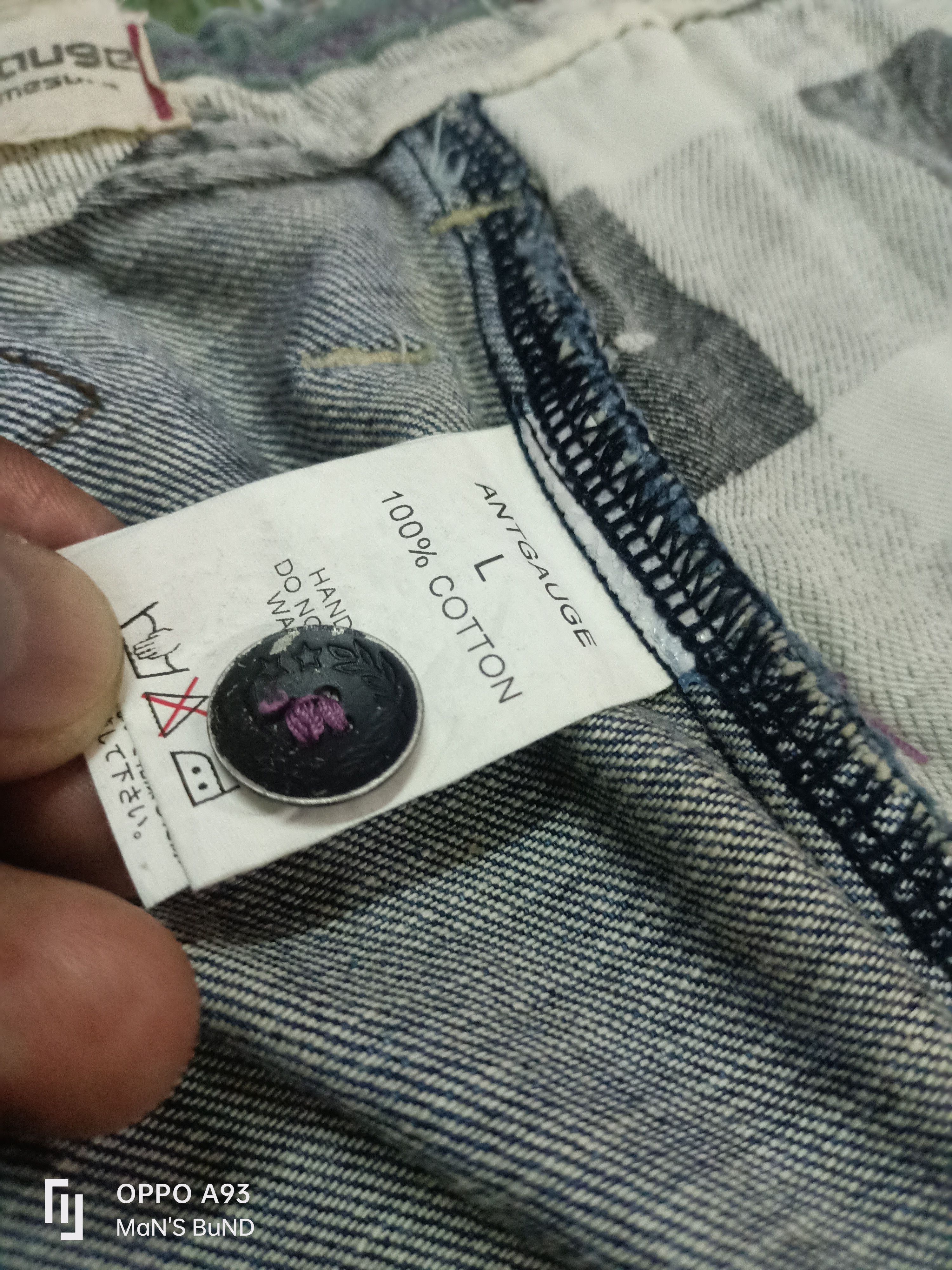 Japanese Brand × Vintage Vintage ANTGAUGE Skirt Denim Size 31" - 15 Thumbnail