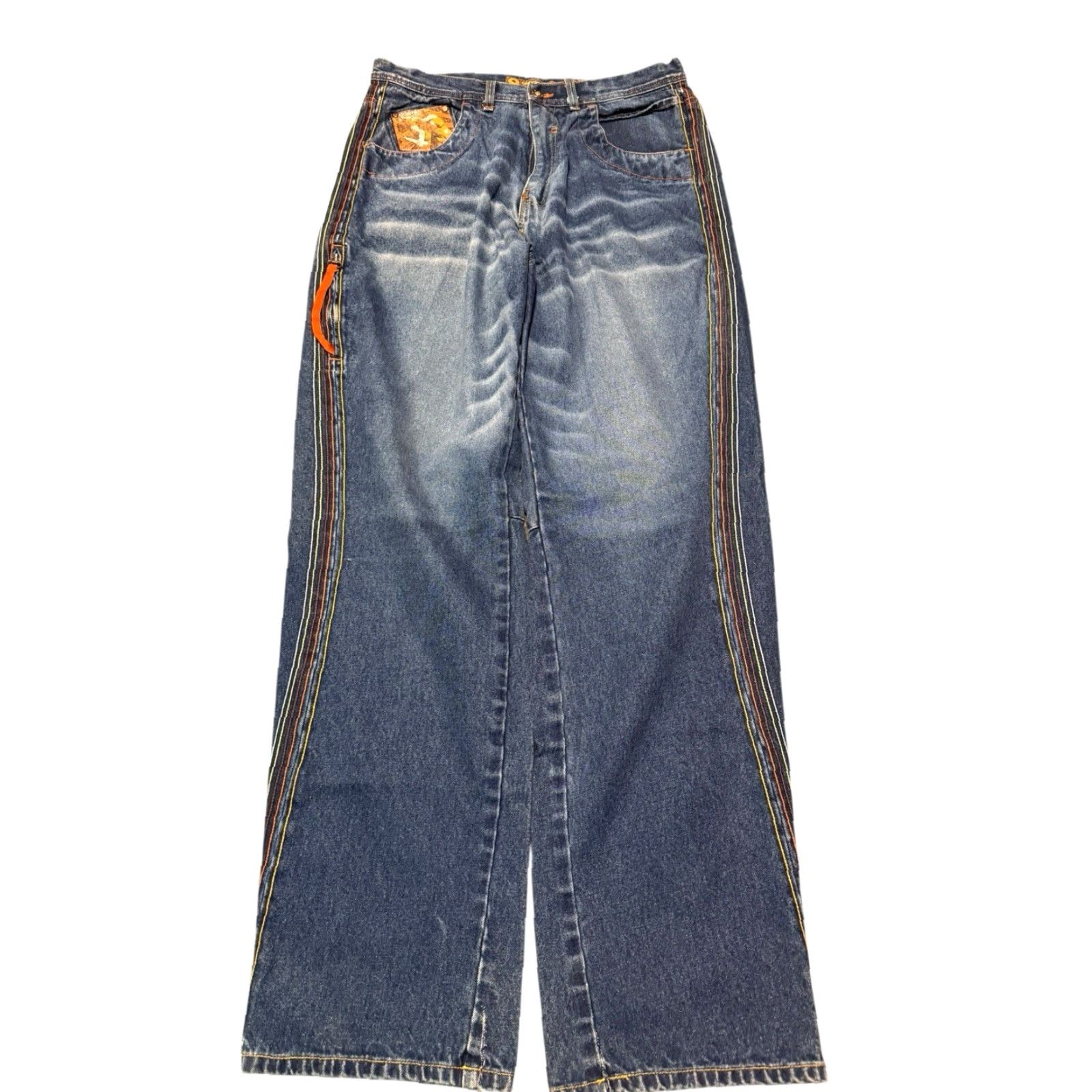 Akademiks VINTAGE Akademiks Jeans Mens 36x33 Blue Baggy Skater 90s Hip Hop Urban Y2K Jeans Men Blue 90s Hip Hop Vintage Urban Baggy Relaxed 36x33 Mens Size US 36 / EU 52 - 3 Thumbnail