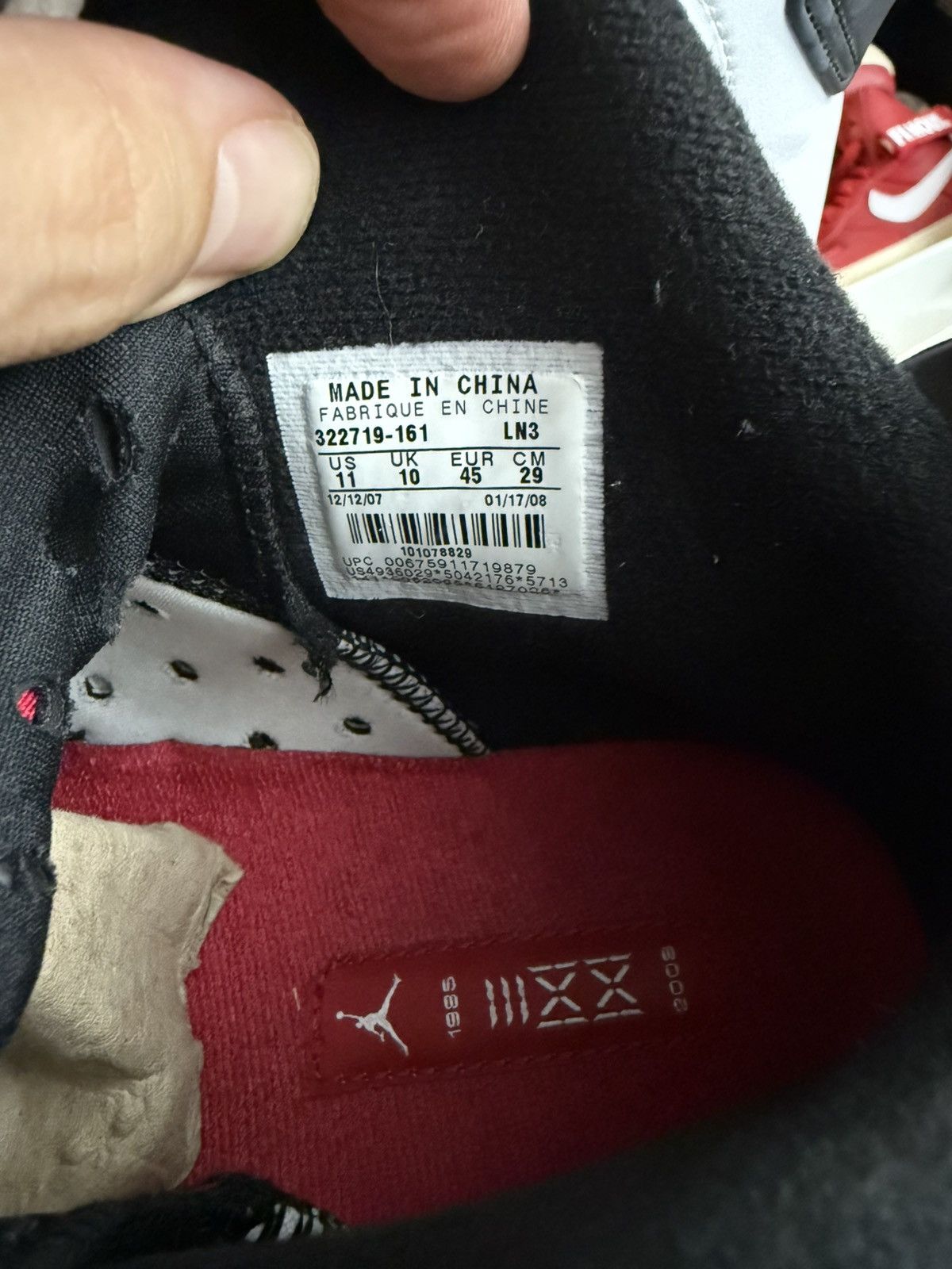 Nike Jordan 6 retro Carmine Size US 11 / EU 44 - 5 Thumbnail