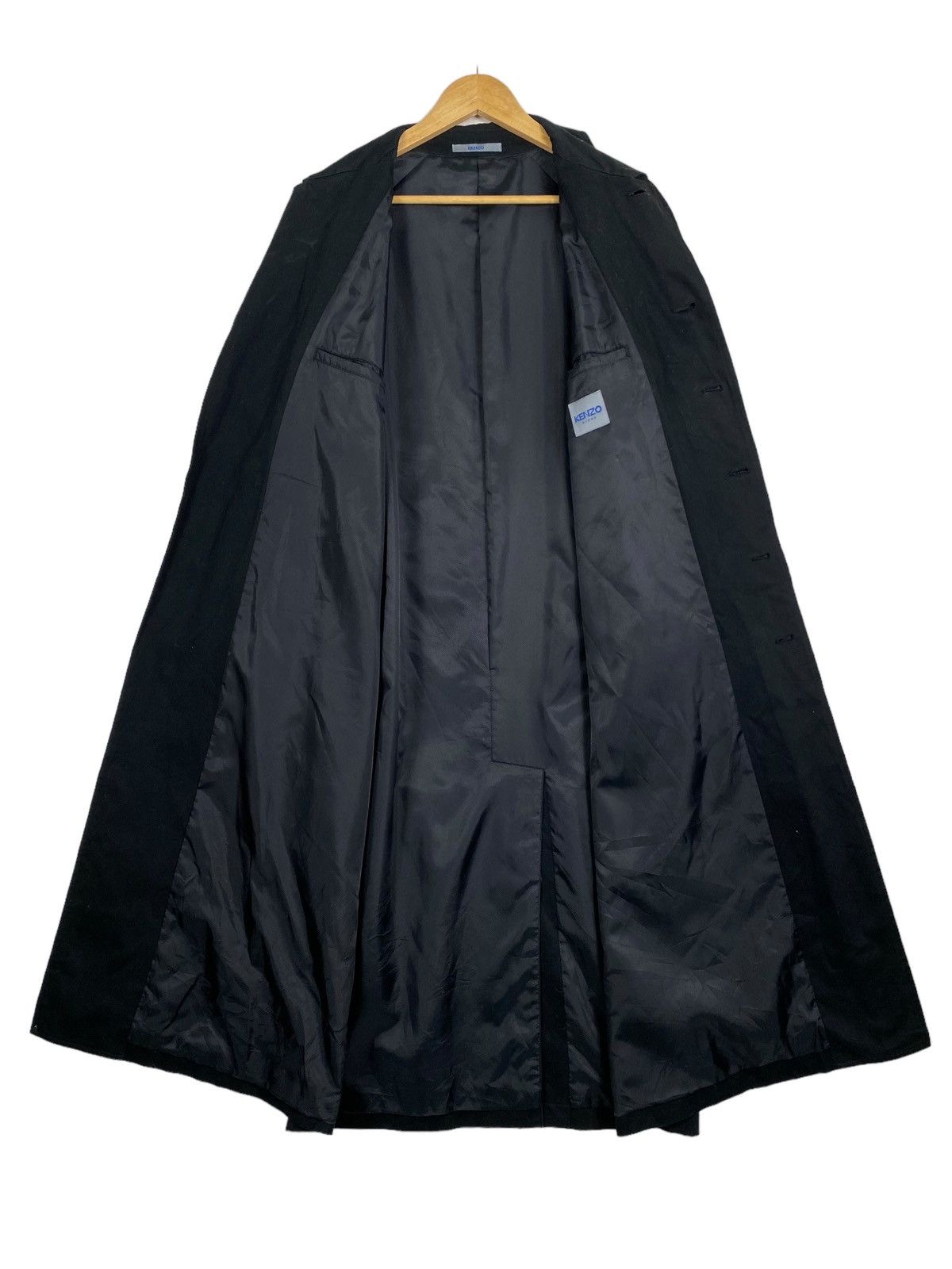 Japanese Brand × Kenzo Kenzo black trenchcoat Size US L / EU 52-54 / 3 - 7 Thumbnail