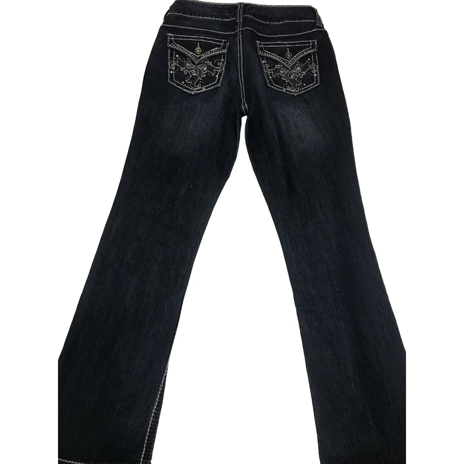 Nine West Annette Nine West Women's jeans Bling Flap Pocket Thick Stit Size 30" / US 8 / IT 44 - 6 Thumbnail