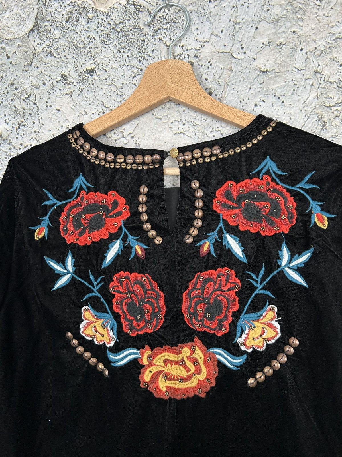 Vintage Vintage Biba New Black Dress Avant Garde Grunge Alternative Size M / US 6-8 / IT 42-44 - 5 Thumbnail
