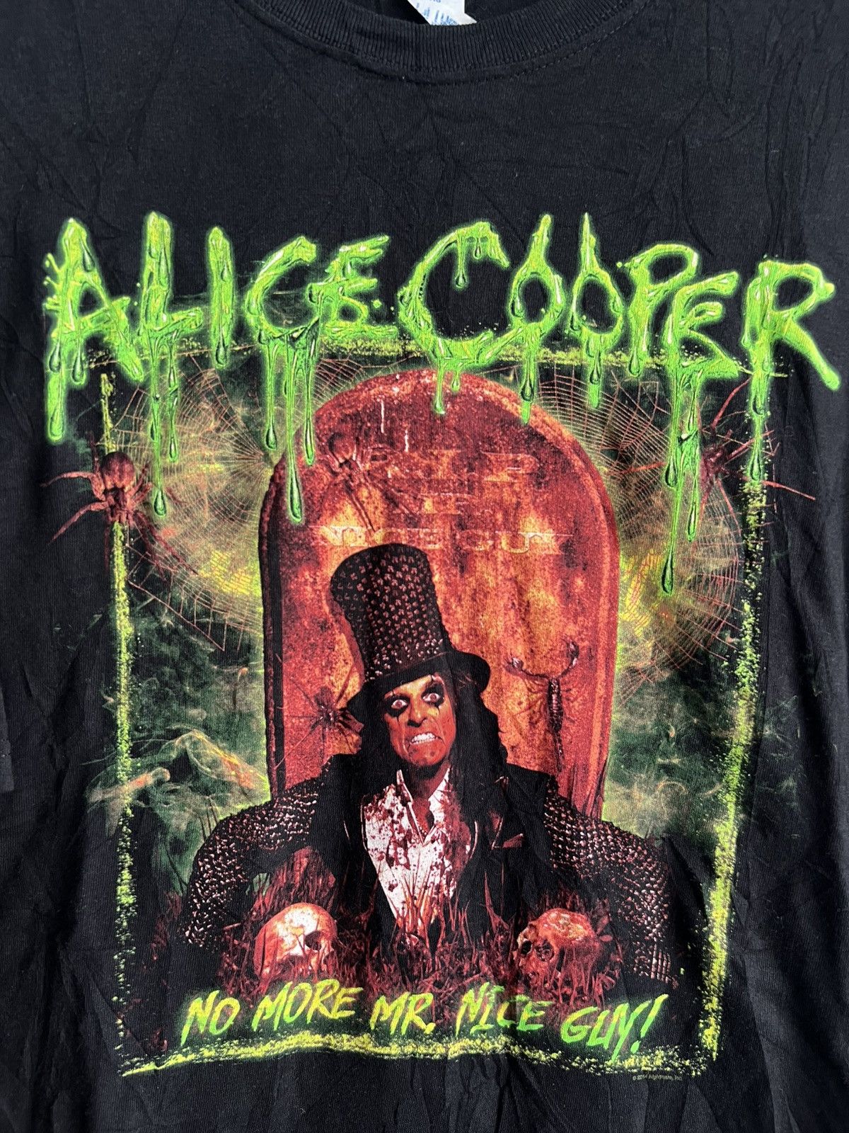 Band Tees Vintage Alice Cooper North America Tour 2014 T-shirt Size US XXL / EU 58 / 5 - 3 Thumbnail
