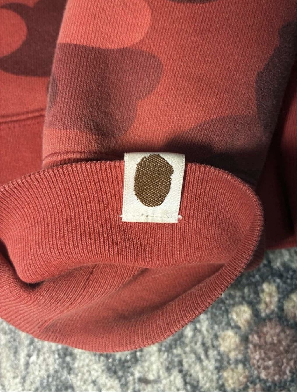 Bape Red Bape Camo Sweater Size US L / EU 52-54 / 3 - 5 Thumbnail