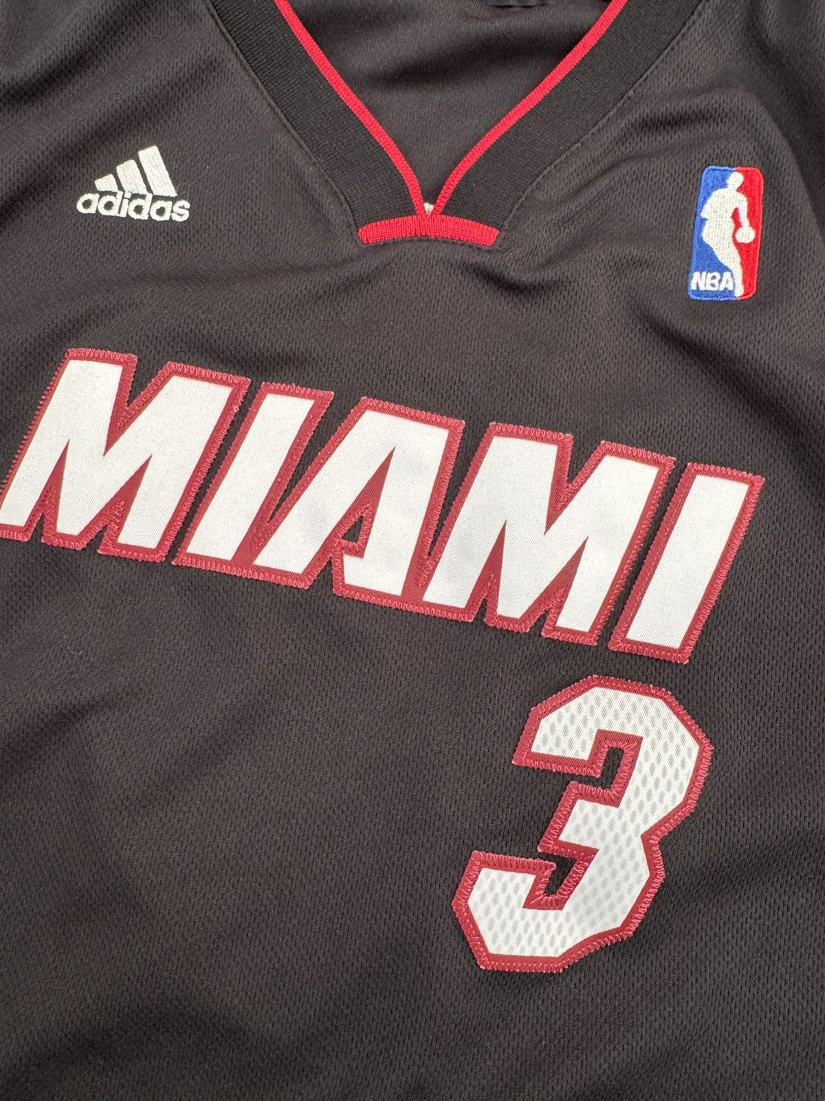 Adidas Dwayne Wade #3 Miami Heat Stitched Black NBA Jersey Sz L +2 Size US L / EU 52-54 / 3 - 3 Thumbnail