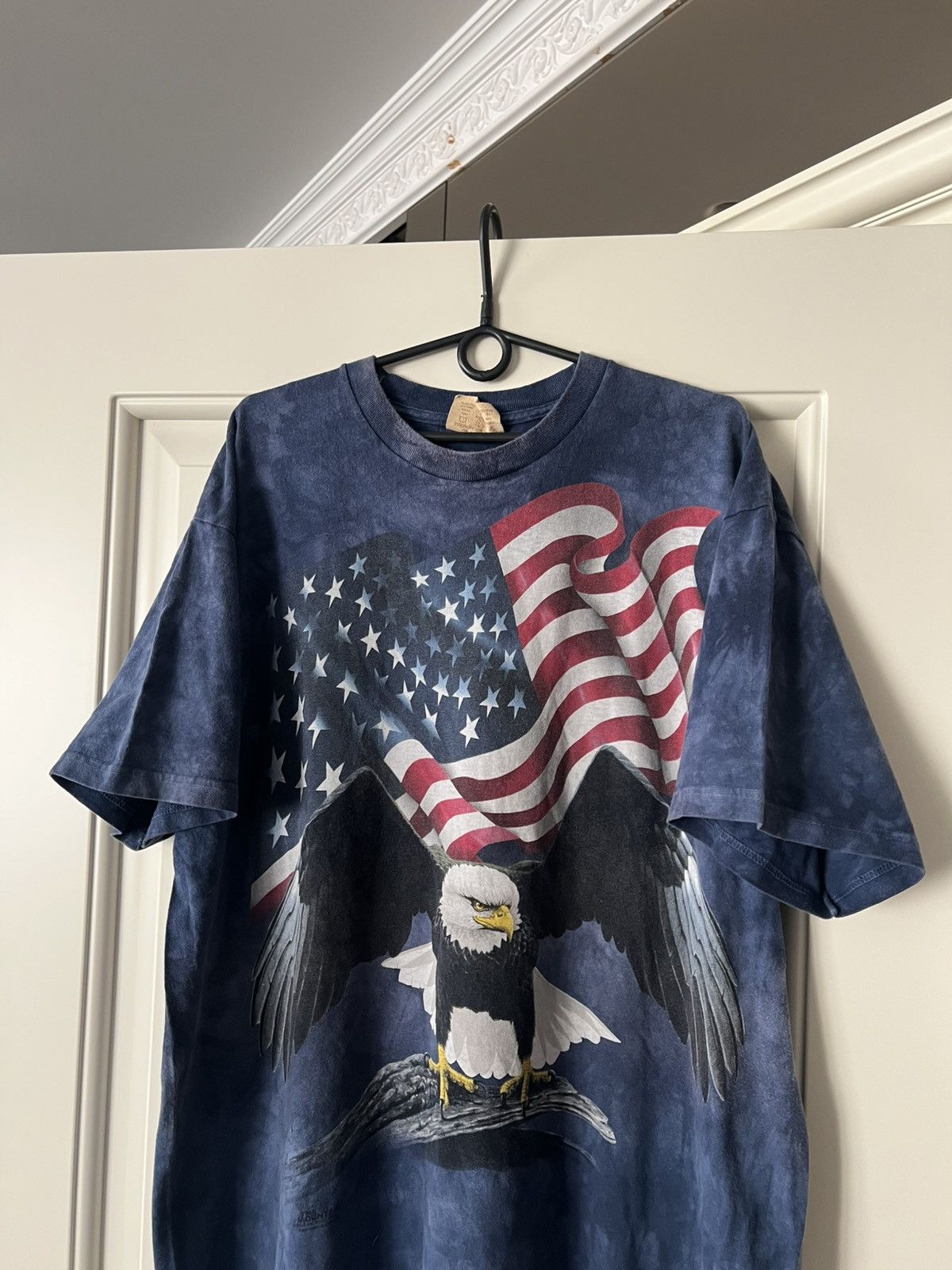 The Mountain Vintage The Mountain USA Eagle American Flag T-Shirt Size US XXL / EU 58 / 5 - 2 Thumbnail