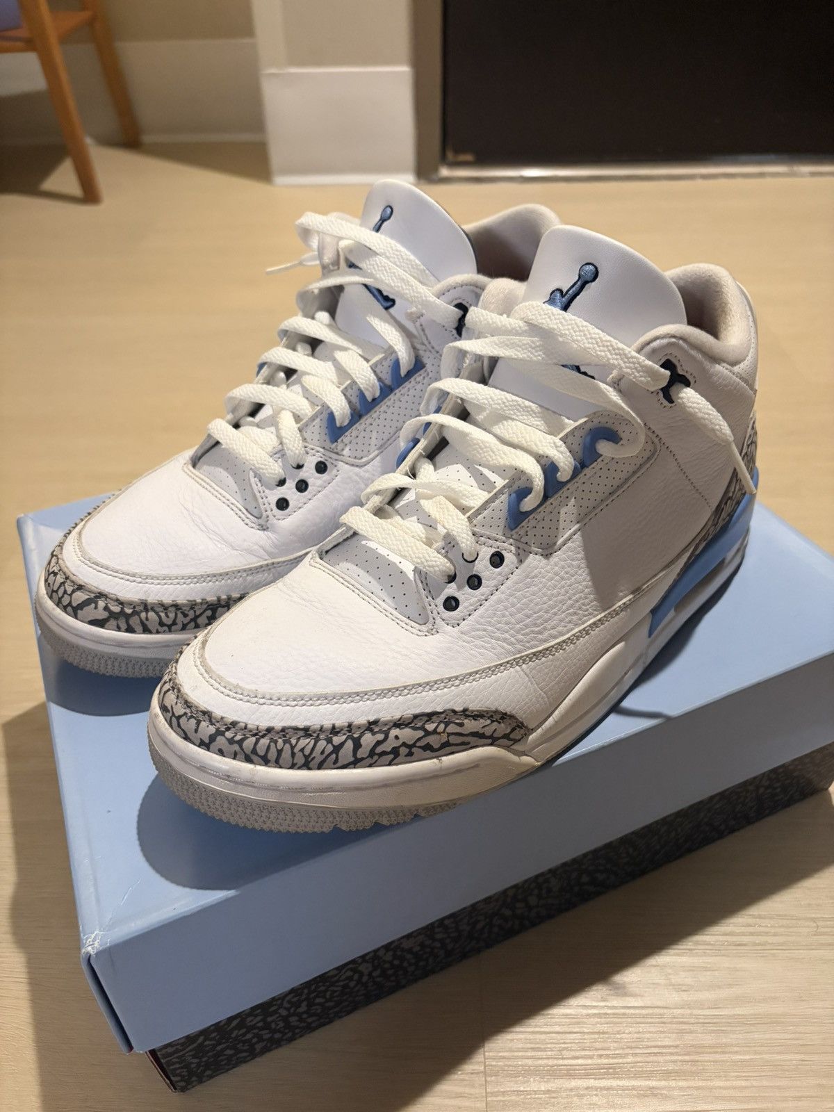 Jordan Brand Air Jordan 3 Retro UNC (with box) | Grailed