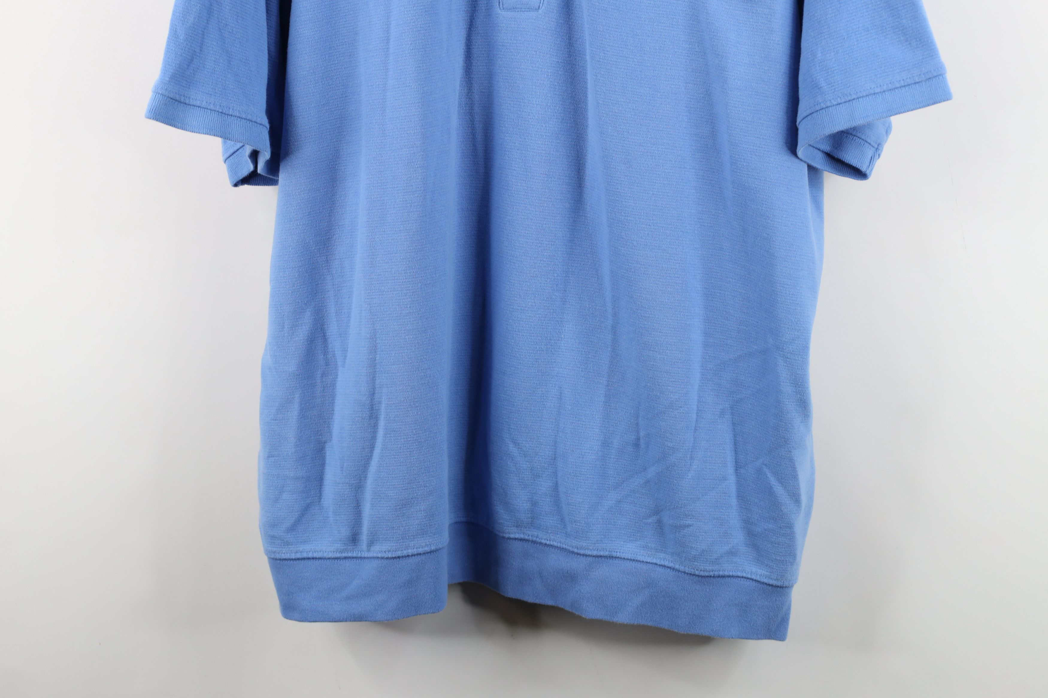 Vintage Vintage 90s Y2K Streetwear Collared Polo Carolina Blue Size US XL / EU 56 / 4 - 3 Thumbnail