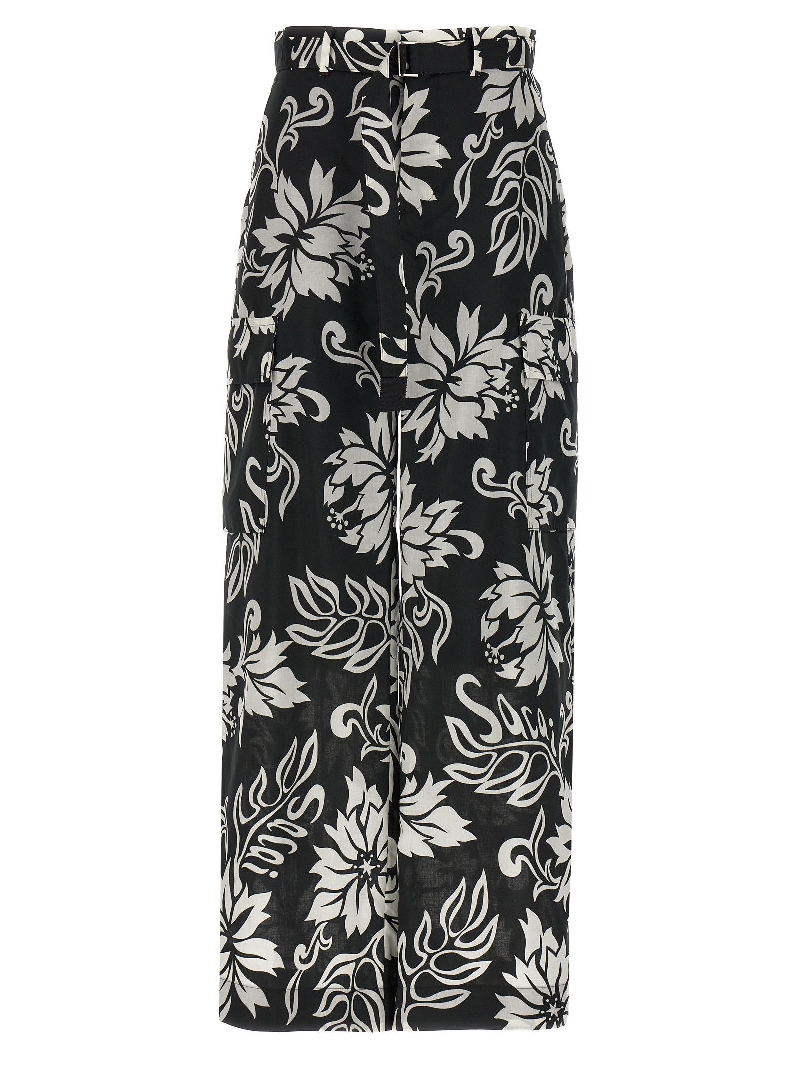 Sacai Floral Print Trousers Size 30" / US 8 / IT 44 - 1 Thumbnail