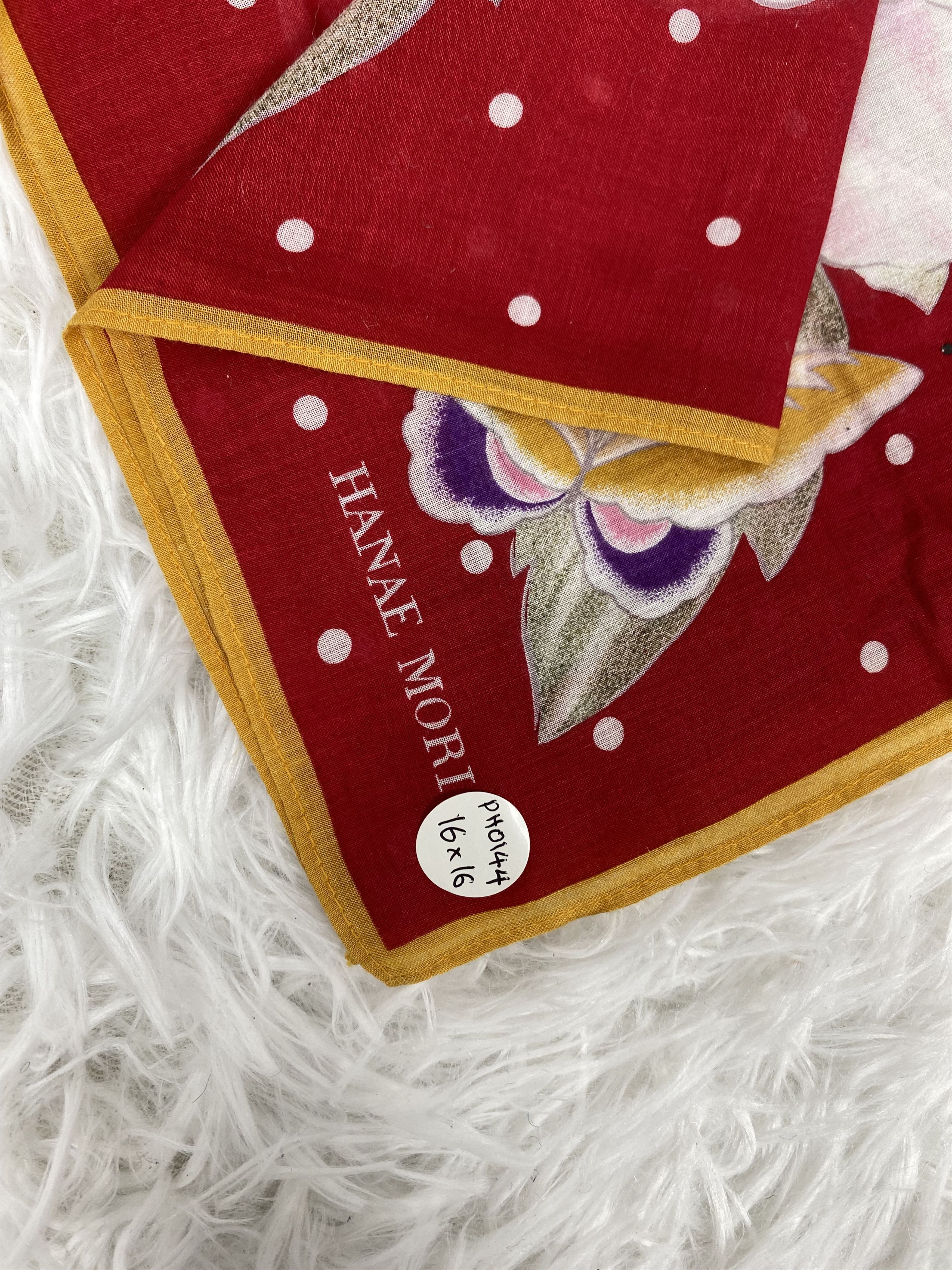 Hanae Mori Vintage Hanae Mori Handkerchief PH0144 Size ONE SIZE - 2 Thumbnail
