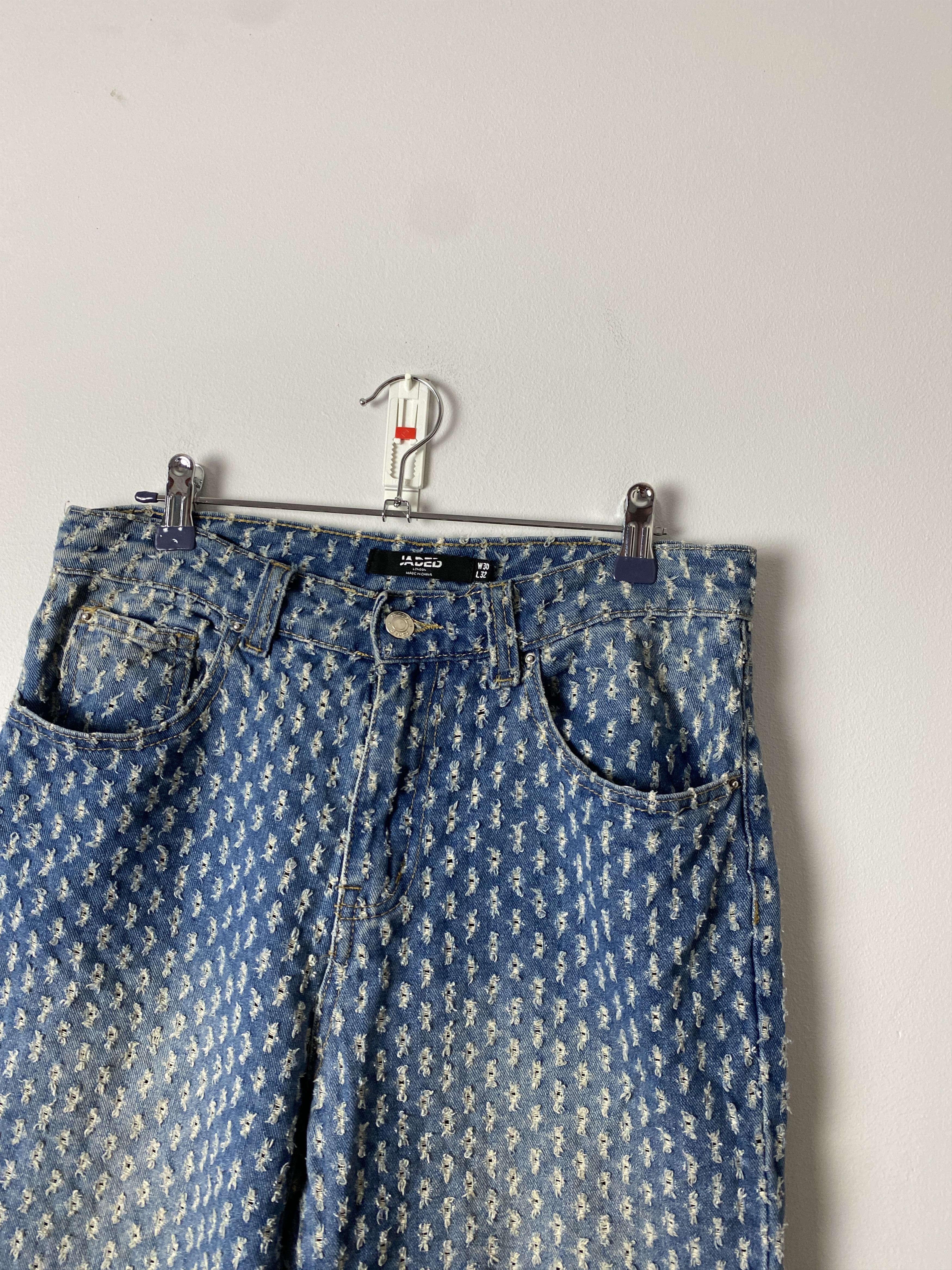 Jaded London Jaded London distressed skate fit pants opium Size US 30 / EU 46 - 2 Thumbnail