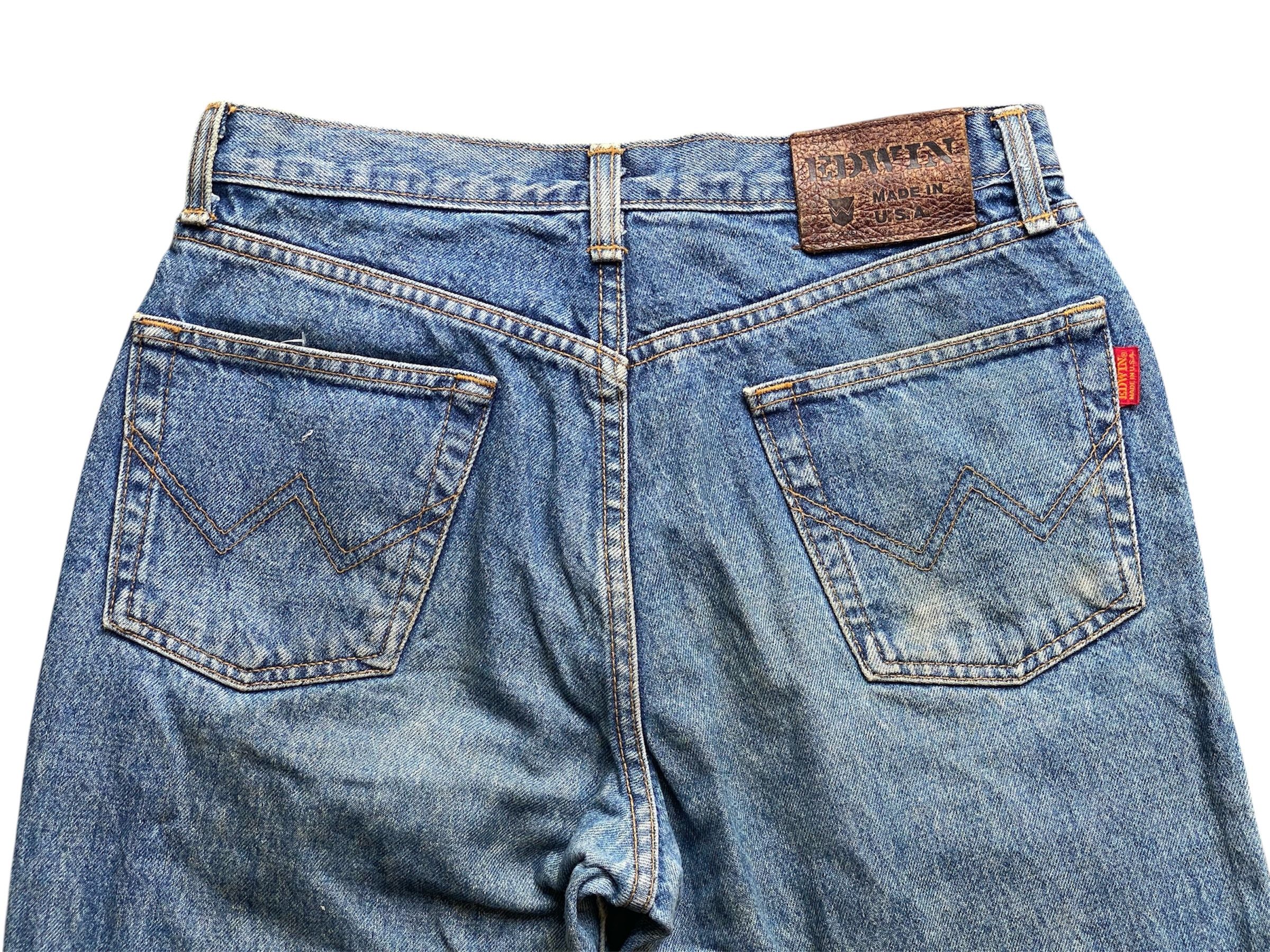 Edwin Vintage Edwin Acid Wash Faded USA Jeans Size US 30 / EU 46 - 6 Thumbnail