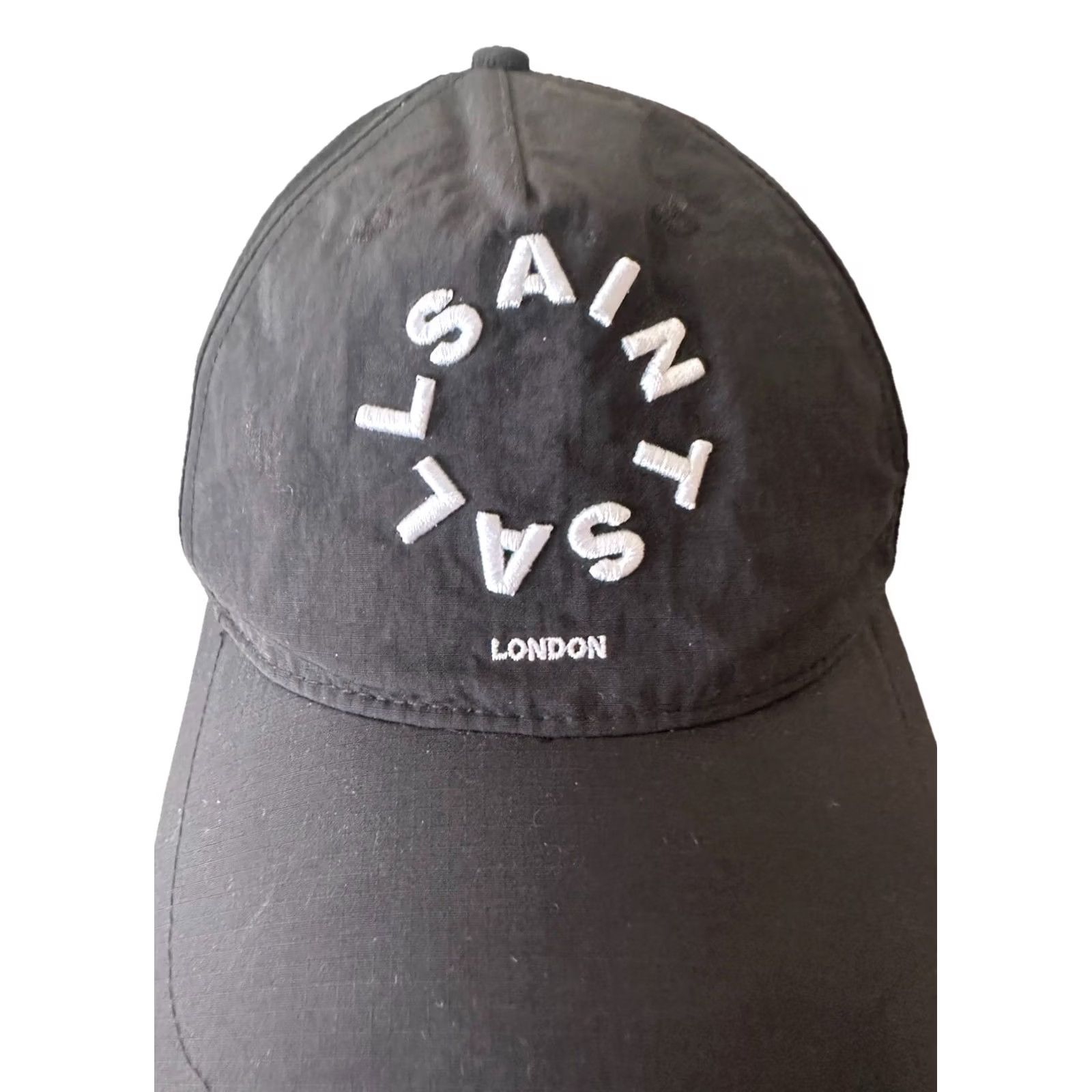 Allsaints AllSaints Black Nylon Adjustable Baseball Cap Hat Men One Size London Cap Accessories Size ONE SIZE - 3 Thumbnail