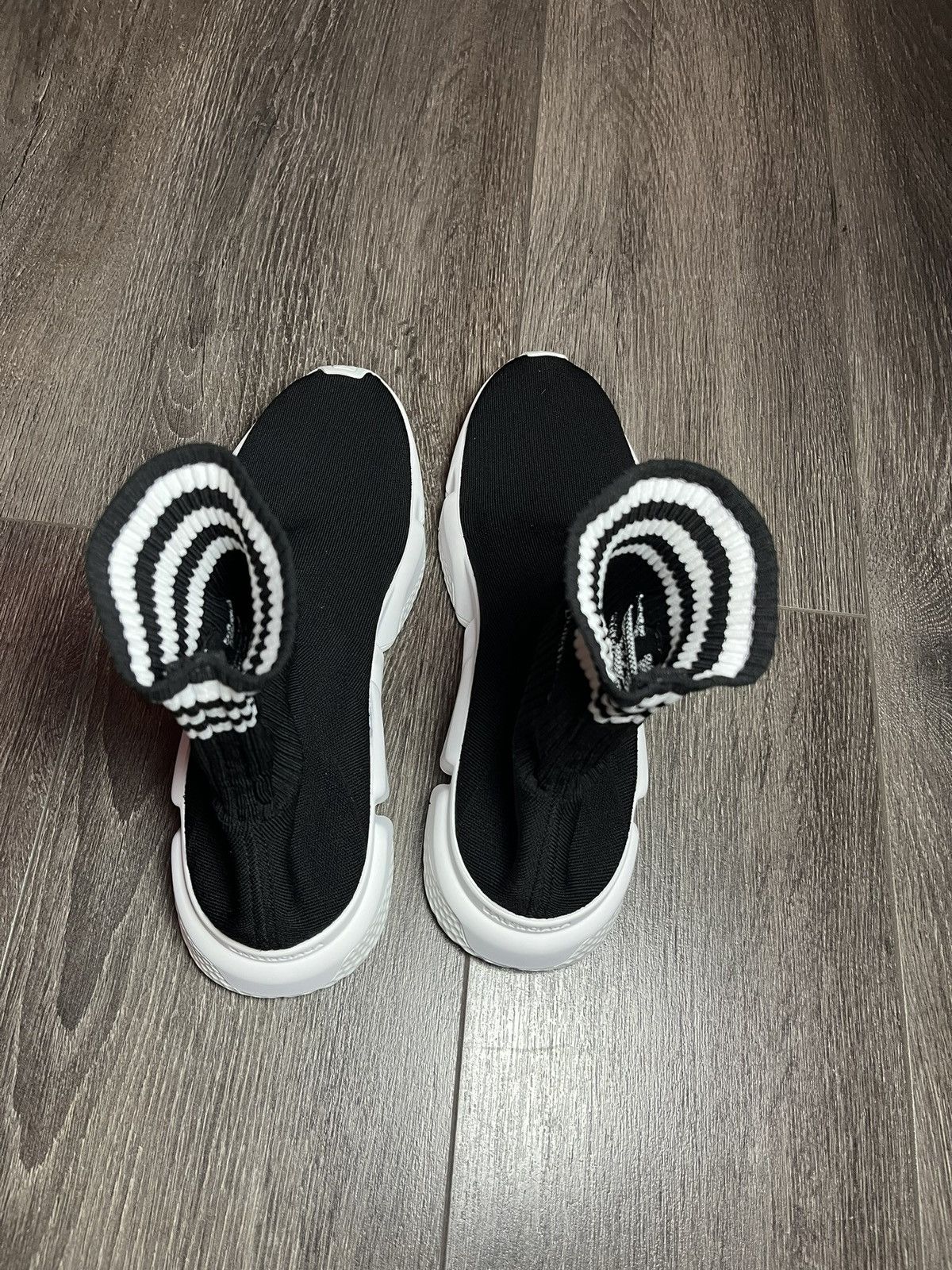 Adidas × Balenciaga Balenciaga x Adidas Speed Trainer Sock Sneaker - Size 11 Size US 12 / EU 45 - 5 Thumbnail