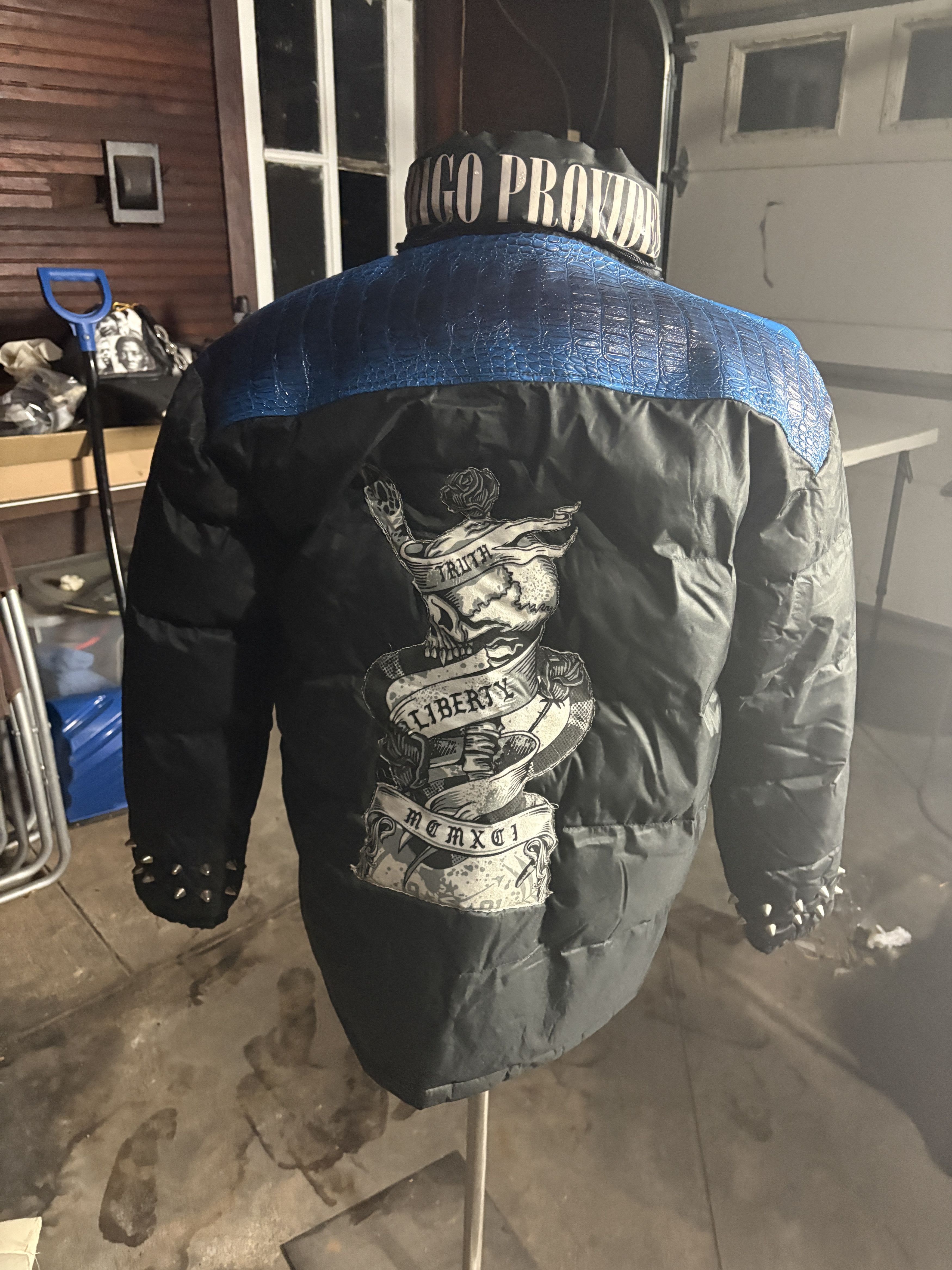 Other Indigo Providence “Chaos & Liberty” Puffer Jacket Size US M / EU 48-50 / 2 - 4 Thumbnail