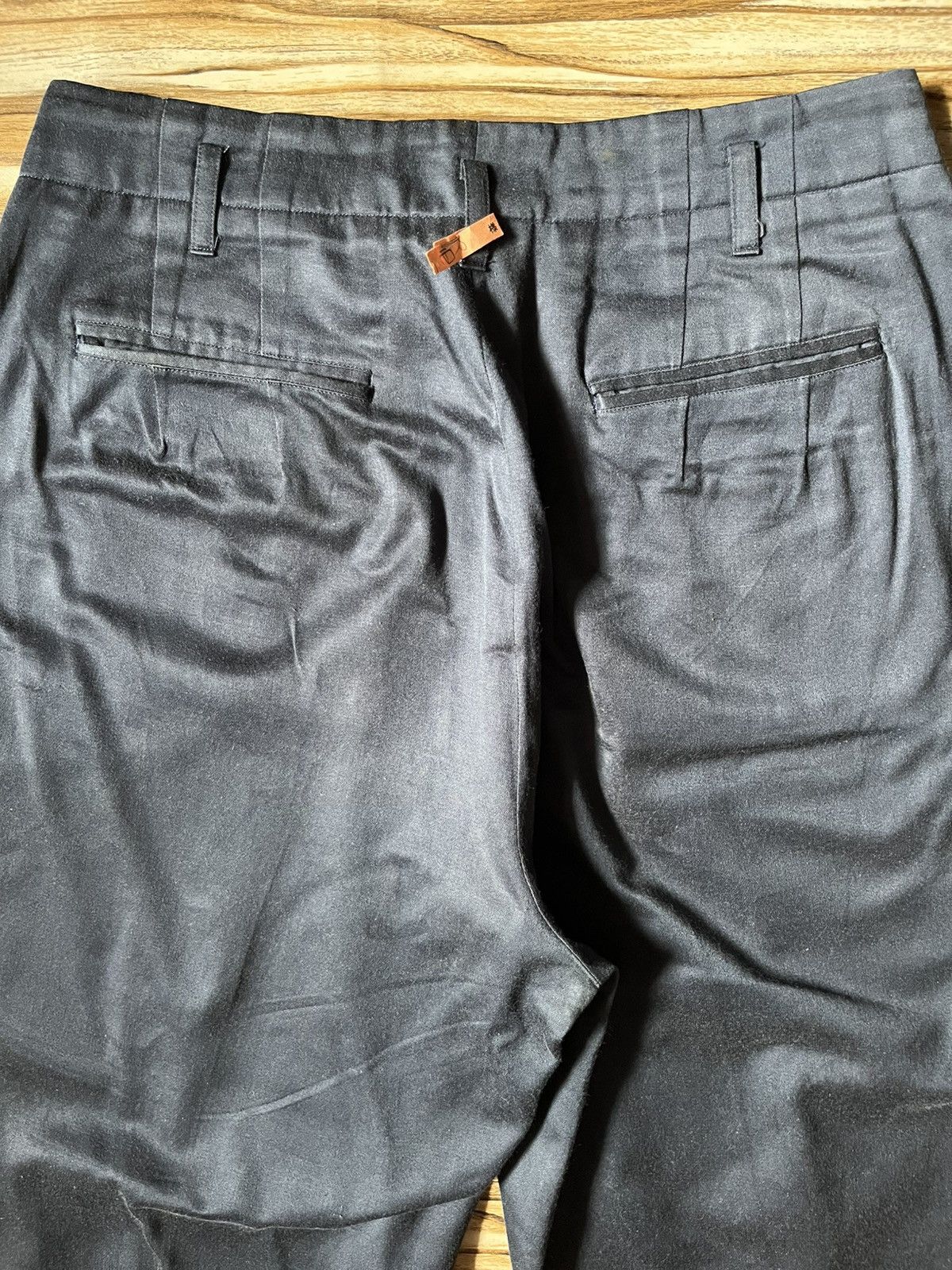 Japanese Brand Satchmo Pleated Gabardine Pant in Navy Size US 37 - 5 Thumbnail