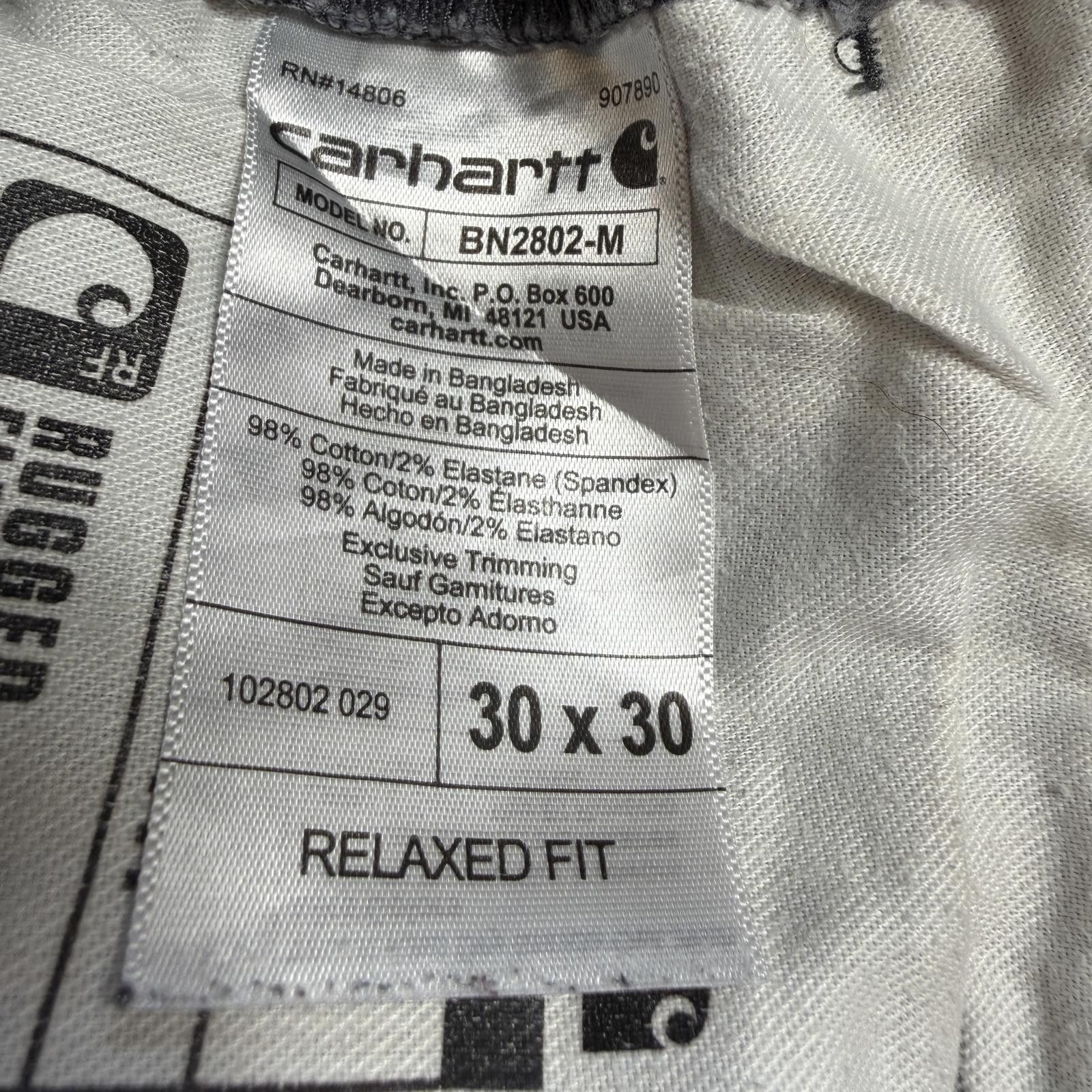 Carhartt Carhartt Double Front Work Pants 30x30 Gray Rugged Flex Size US 30 / EU 46 - 6 Thumbnail