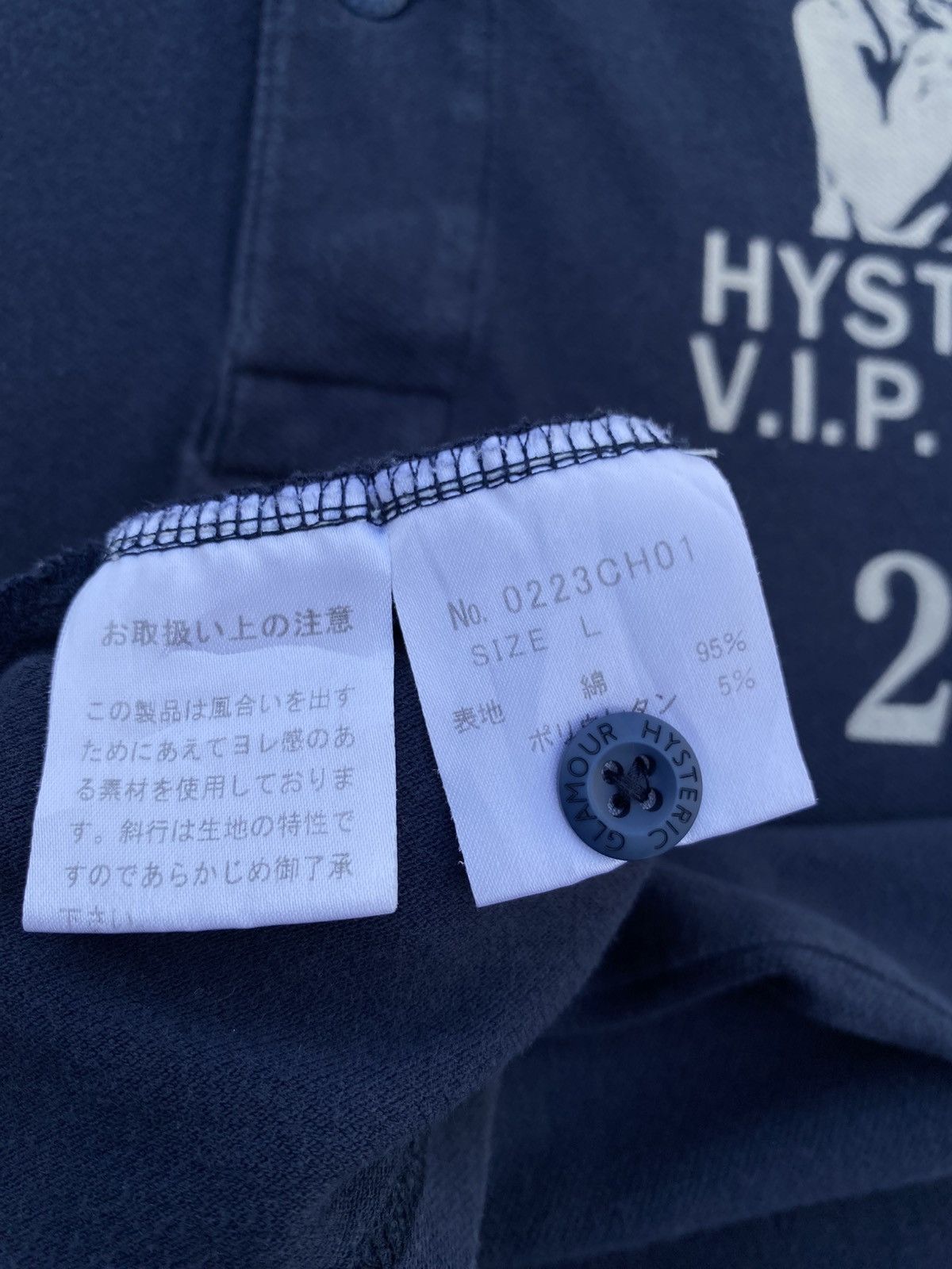 Hysteric Glamour Rare Vintage Hysteric Glamour VIP Club Polo Tee Size US M / EU 48-50 / 2 - 19 Thumbnail