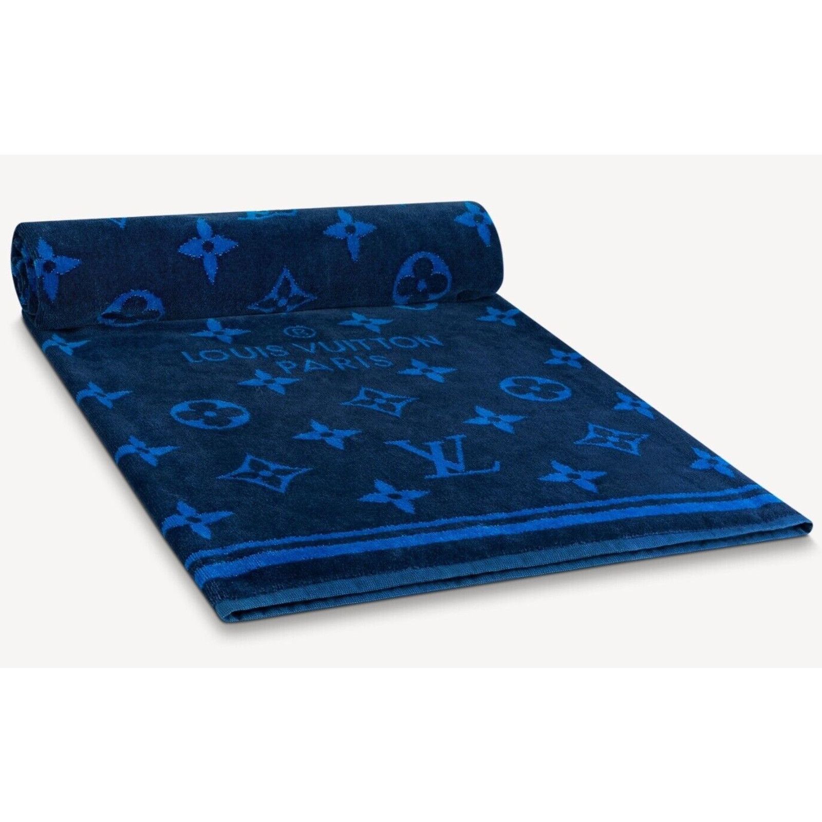 Louis Vuitton Louis Vuitton Serviette Bain Cobalt Bath Beach Towel Size ONE SIZE - 5 Thumbnail