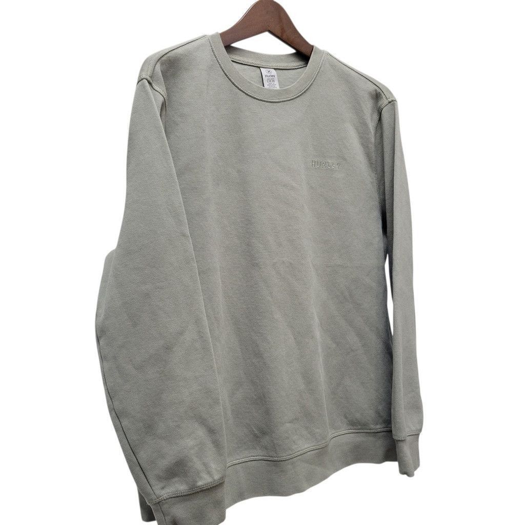 Hurley HURLEY Men's Performance Long-Sleeves Olive Sweatshirt Large Size US L / EU 52-54 / 3 - 3 Thumbnail