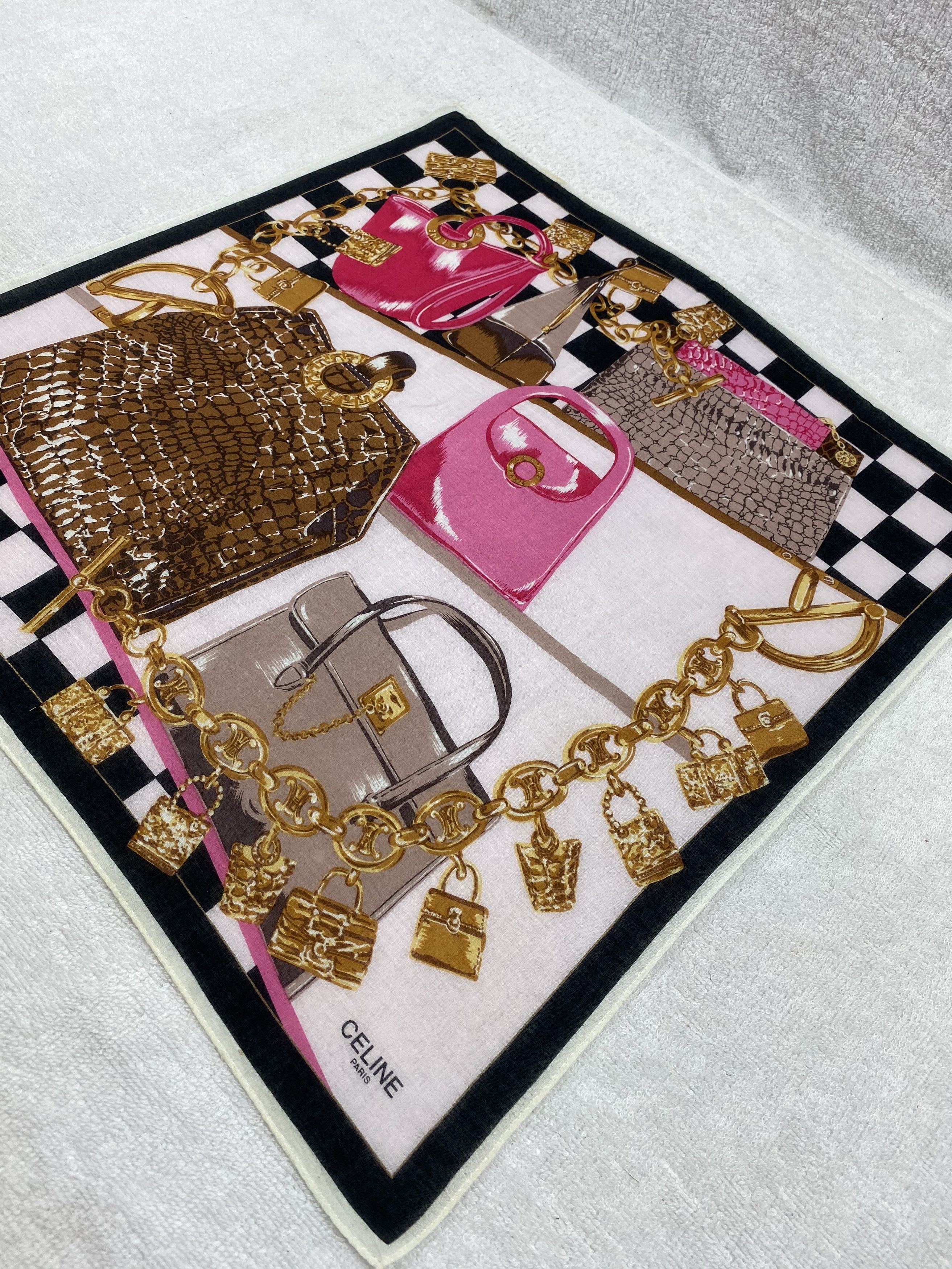 Celine Celine Handkerchief / Bandana / Neckerchief Size ONE SIZE - 4 Thumbnail