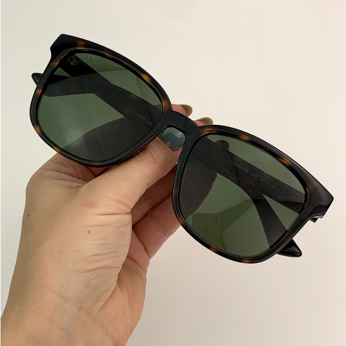 Gucci NEW Gucci GG0637SK 002 Havana Green Unisex Authentic Size ONE SIZE - 8 Thumbnail