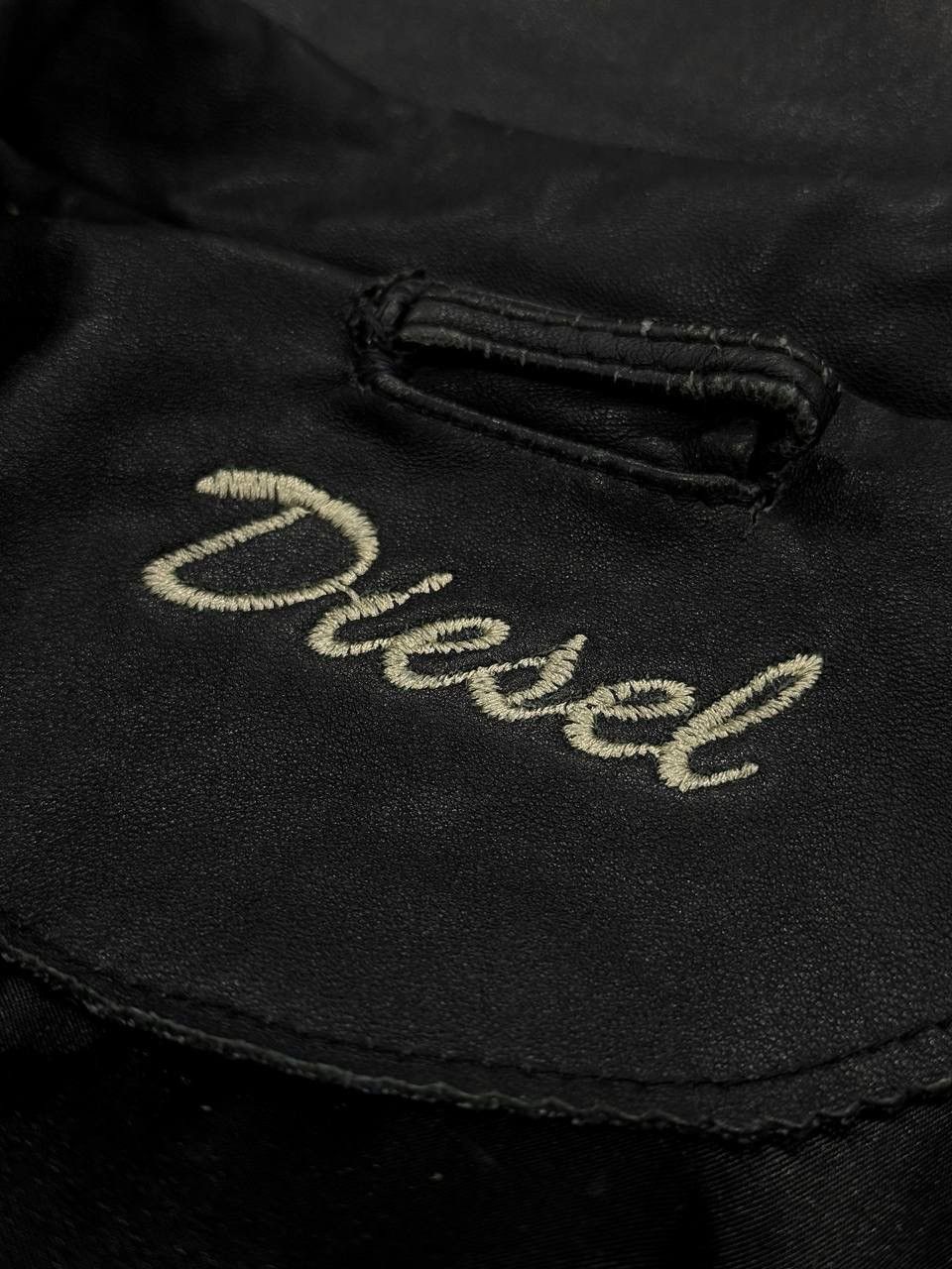 Diesel Vintage Diesel Distressed Leather Jacket Size US L / EU 52-54 / 3 - 7 Thumbnail