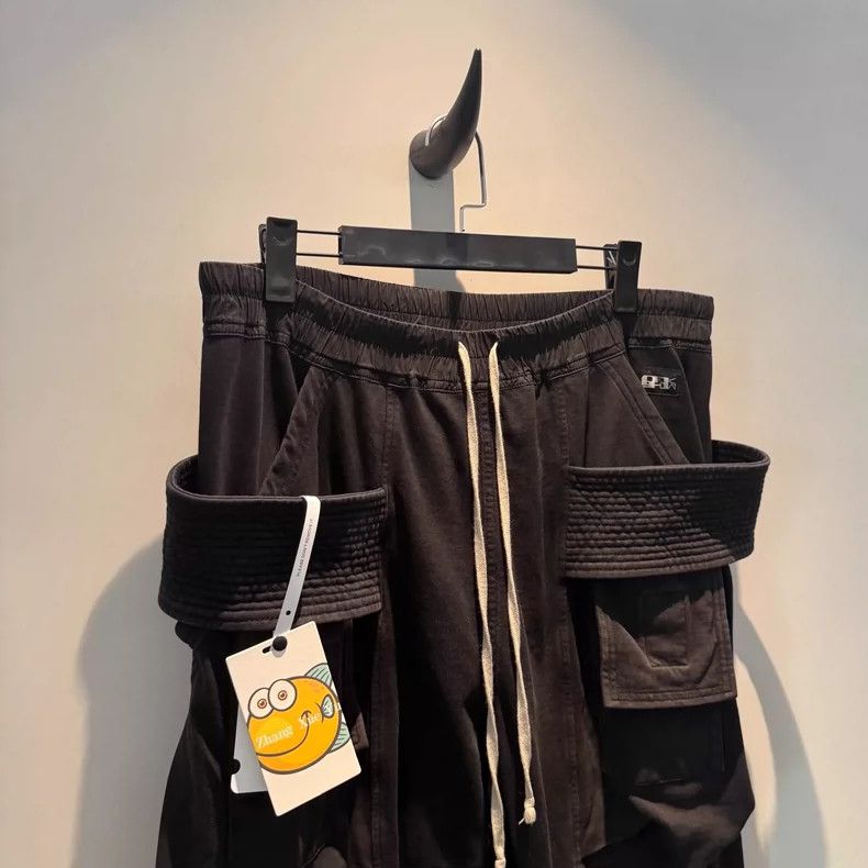 Rick Owens rick owens size m Classic Double Loop Pants with Ribbon pa Size US 30 / EU 46 - 2 Thumbnail