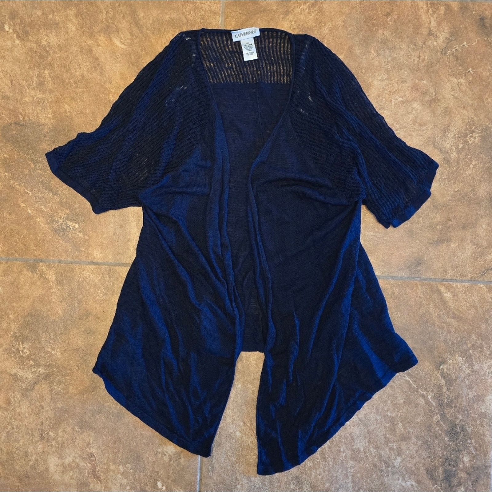 Other Navy | CATHERINES | Draped Duster Cardigan Size XL / US 12-14 / IT 48-50 - 1 Thumbnail