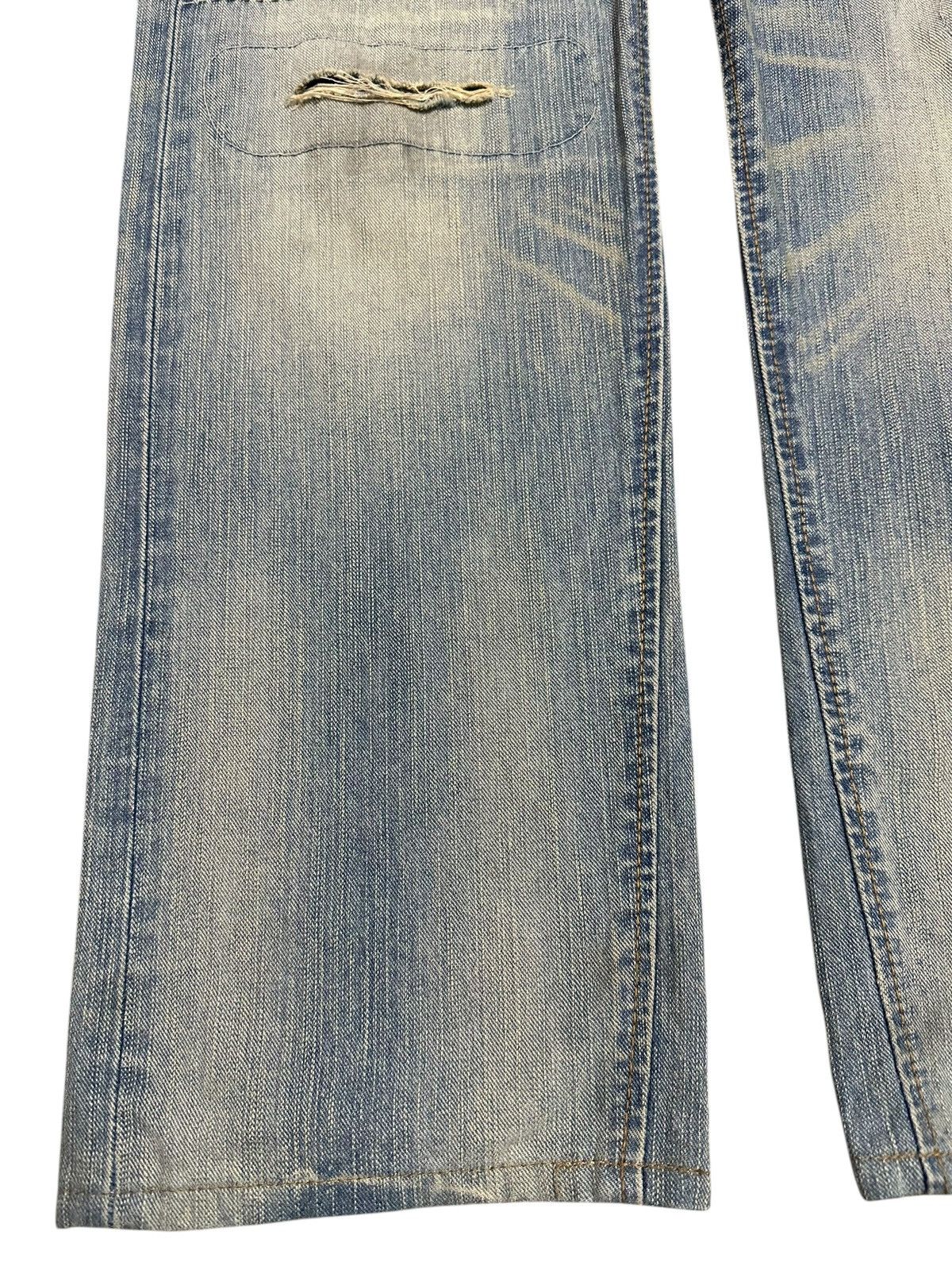 Edwin Edwin XV Exclusive Vintage Faded Wash Distressed Loose Jeans Size US 34 / EU 50 - 7 Thumbnail