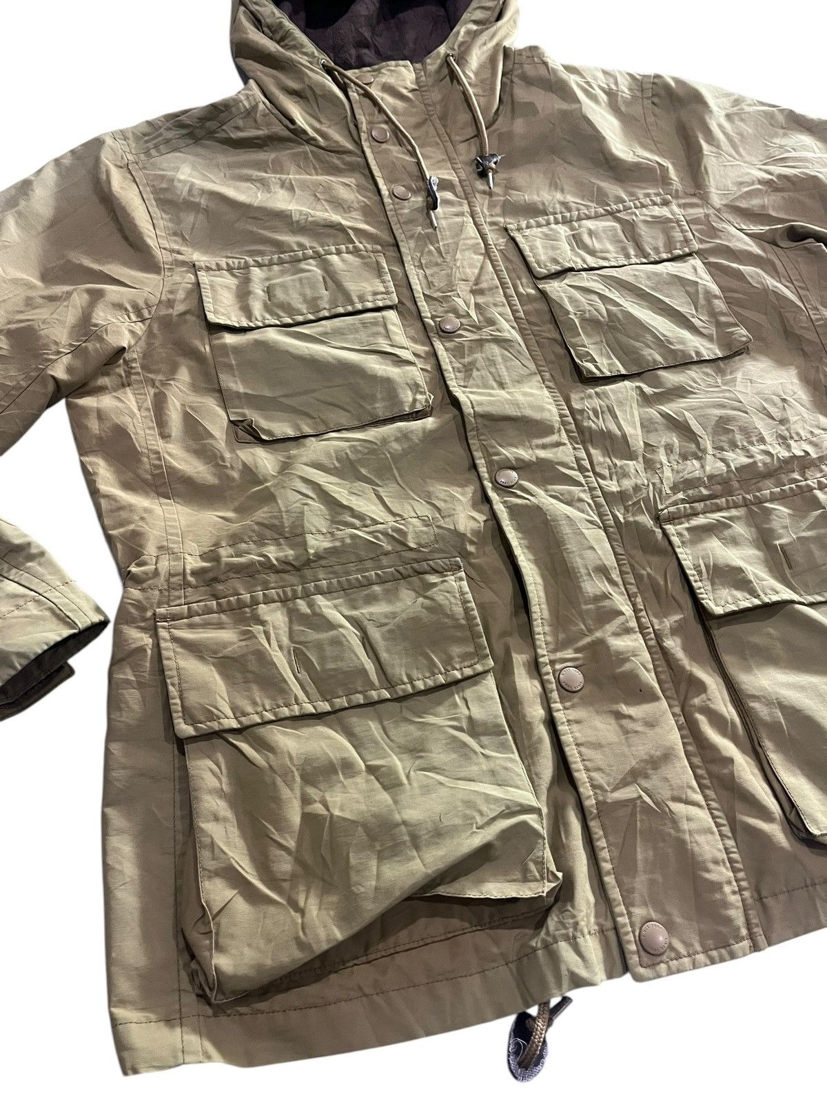 Uniqlo 🇯🇵 UNIQLO MULTIPOCKET FISHTAIL PARKA WITH HOODIE JACKET Size US XL / EU 56 / 4 - 3 Thumbnail