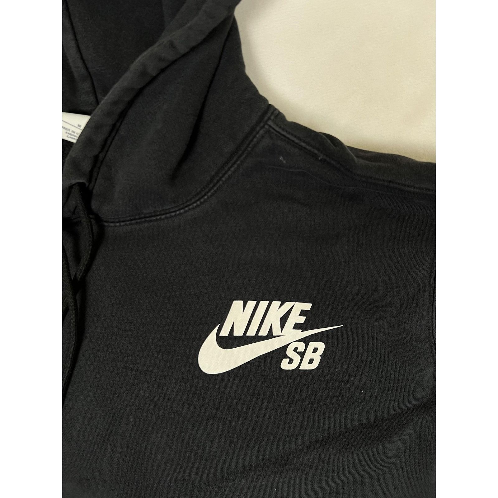 Nike Nike SB Hoodie Mens Medium Black Logo Graphic Pullover Skate Size US M / EU 48-50 / 2 - 2 Thumbnail