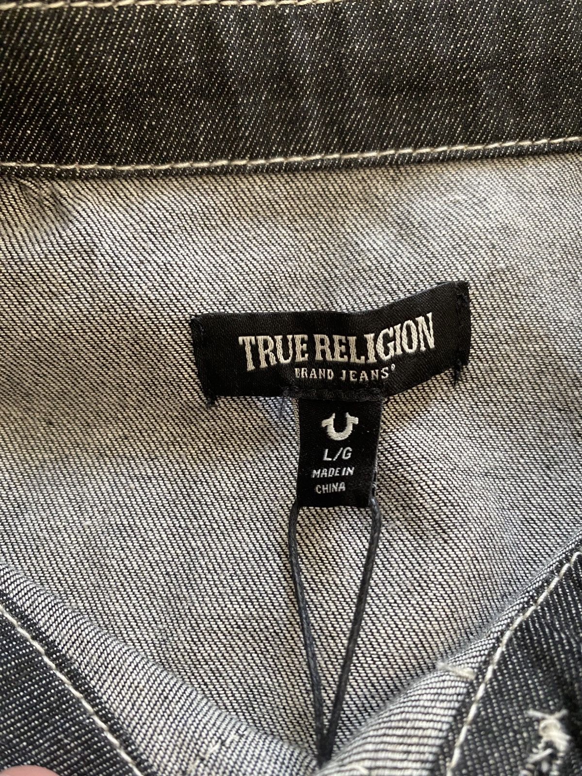 True Religion New True Religion Overshirt Jacket Denim Size US L / EU 52-54 / 3 - 11 Thumbnail