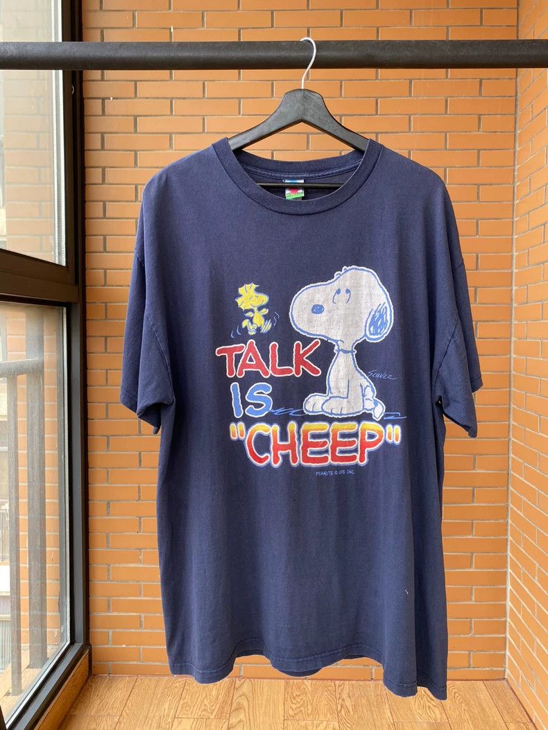Vintage Vintage90’s Snoopy and Woodstock Talk Is Cheap Tee 2505-Nex Size US L / EU 52-54 / 3 - 1 Preview