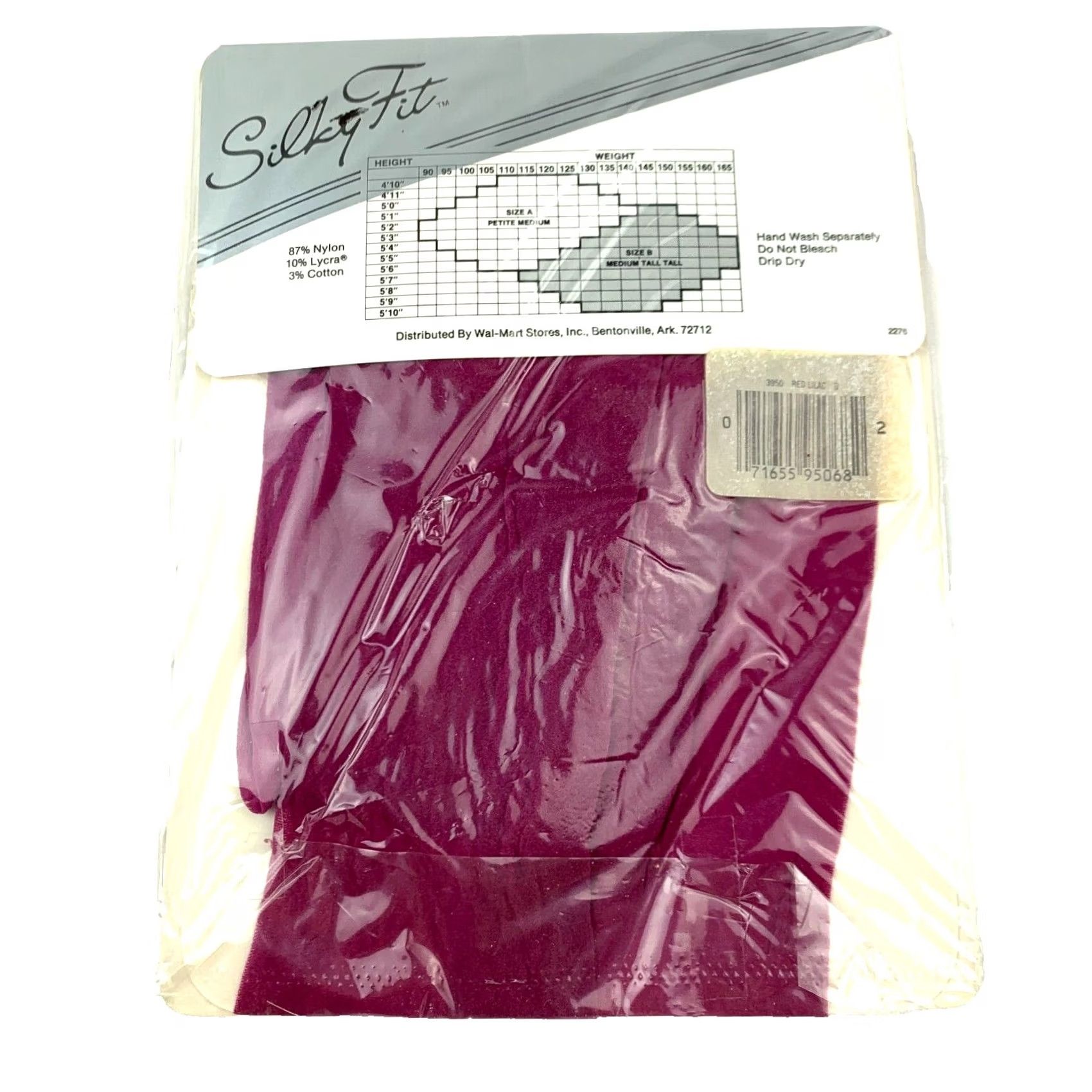 Vintage VINTAGE Silky Fit Panty Hose Sheer Lycra Purple Size S Womens Size 28" / US 6 / IT 42 - 3 Thumbnail
