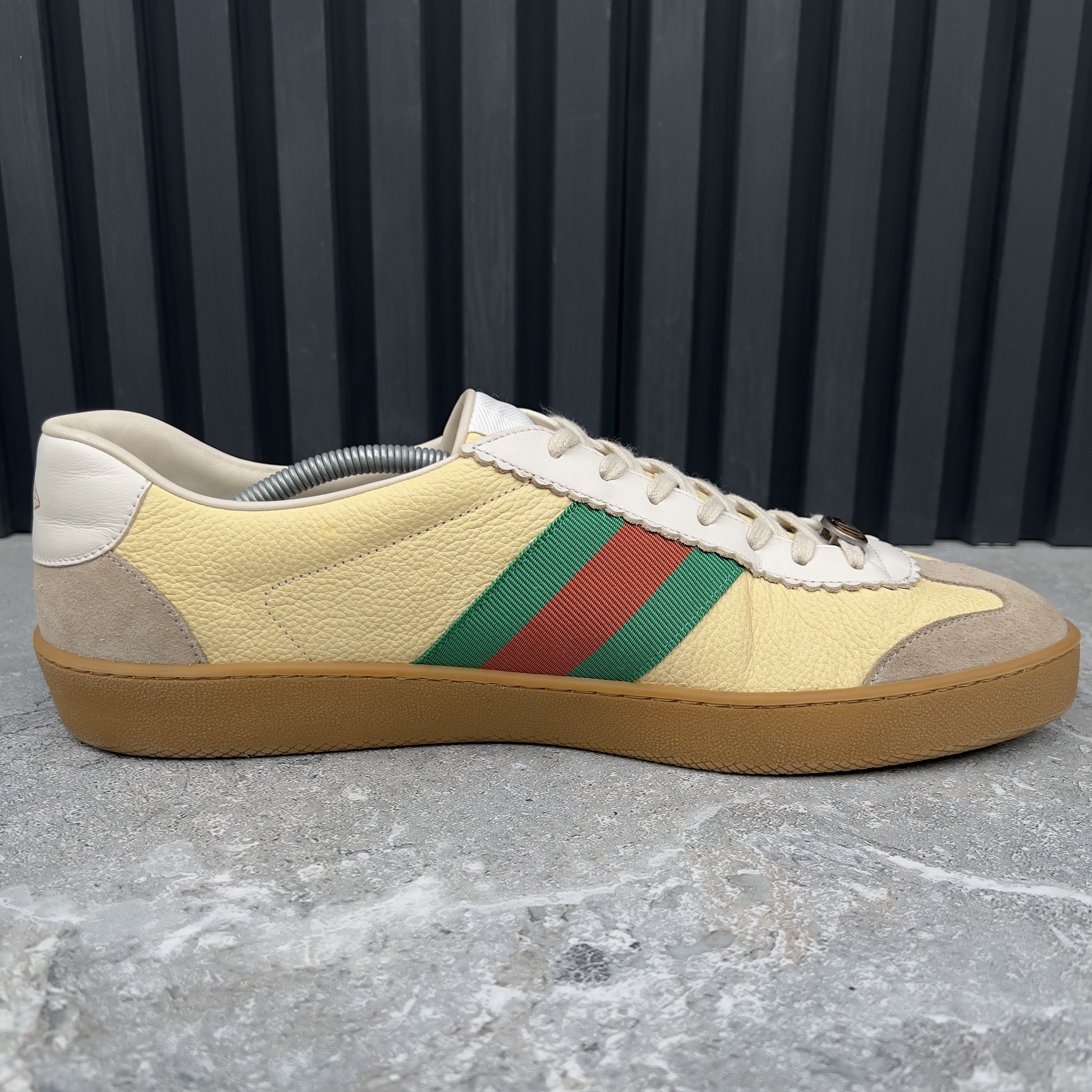 Gucci Gucci Web G 74 GG Sneakers Bees Leather Size US 12.5 / EU 45-46 - 8 Thumbnail