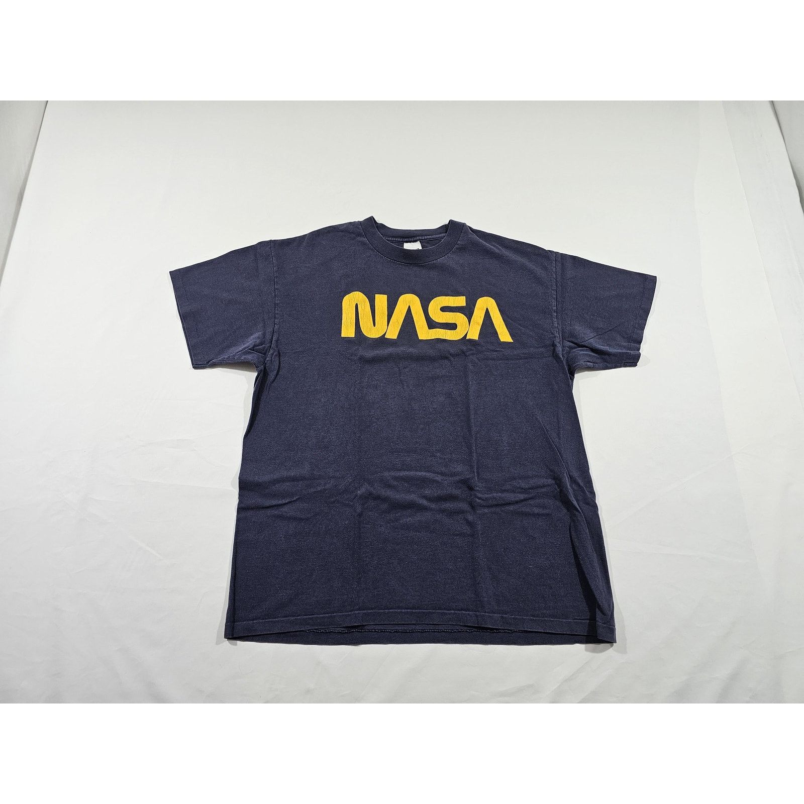 Anvil Vintage NASA Spellout Blue Yellow Shirt Sz XL Y2K Era Anvil Size US XL / EU 56 / 4 - 1 Thumbnail
