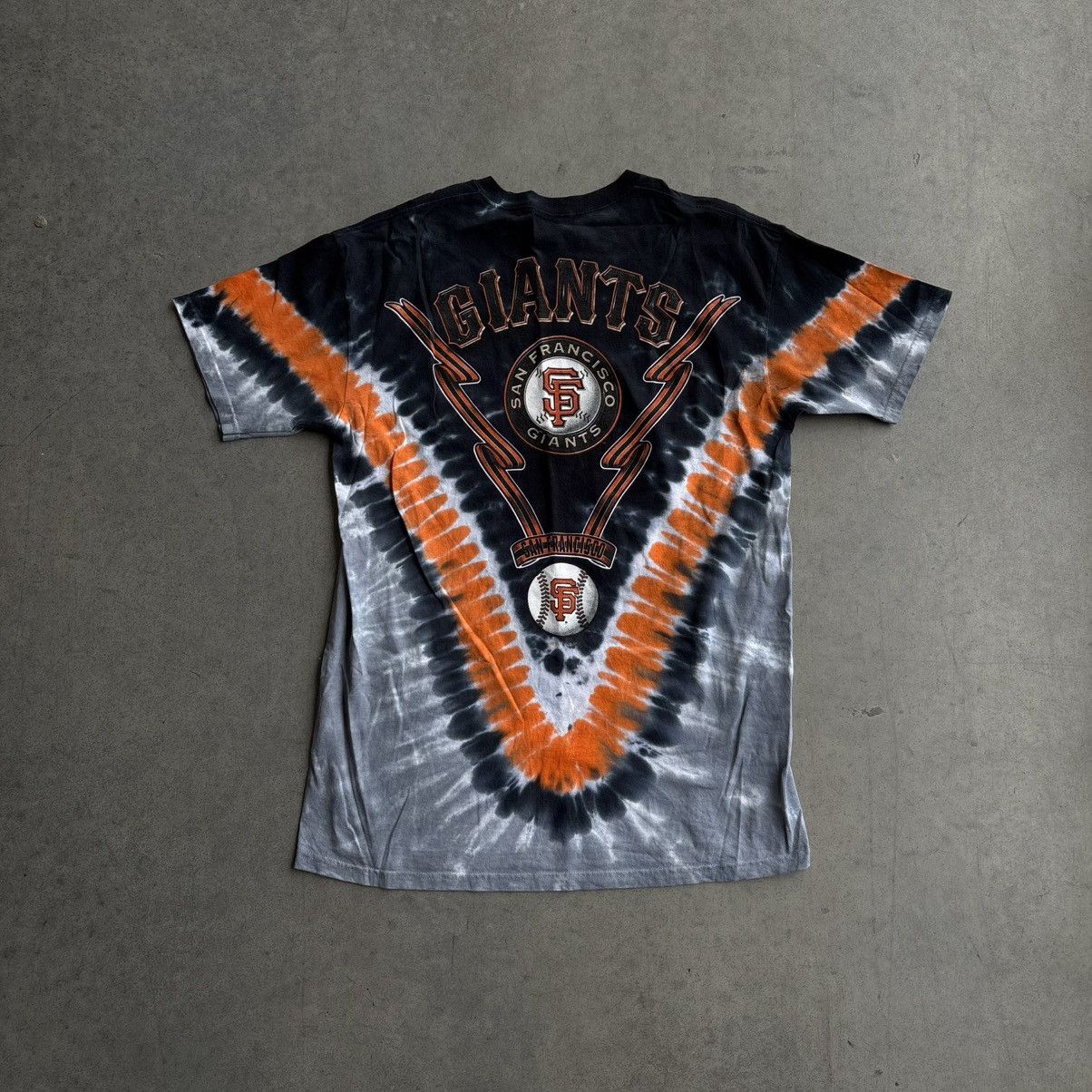 Liquid Blue × MLB × Vintage Vintage San Francisco Giants Large Orange Tie Dye MLB RARE Size US L / EU 52-54 / 3 - 8 Thumbnail