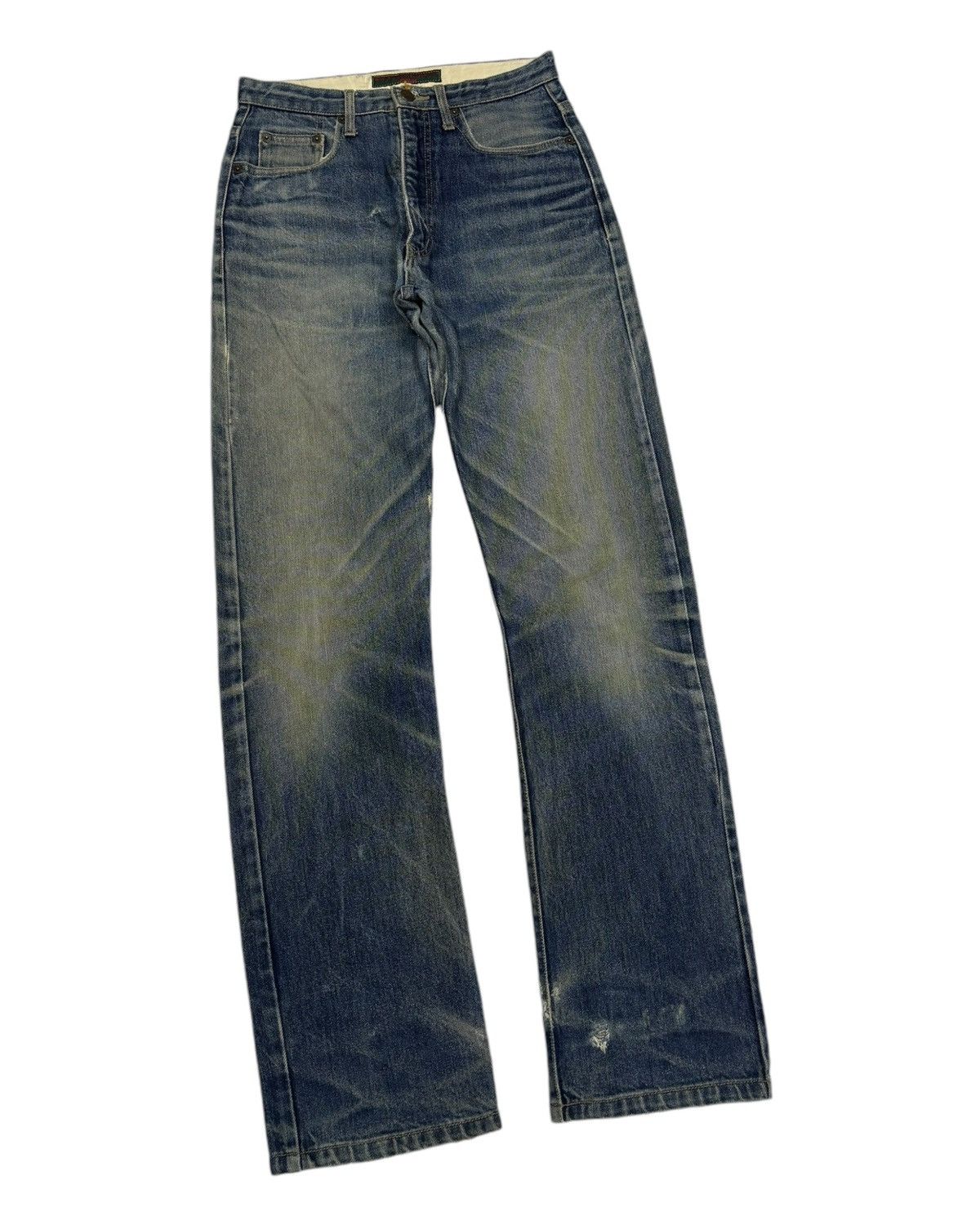 If Six Was Nine 🔥KATHARINE HAMNETT DENIM WHISKER DENIM JEANS Size US 28 / EU 44 - 3 Thumbnail