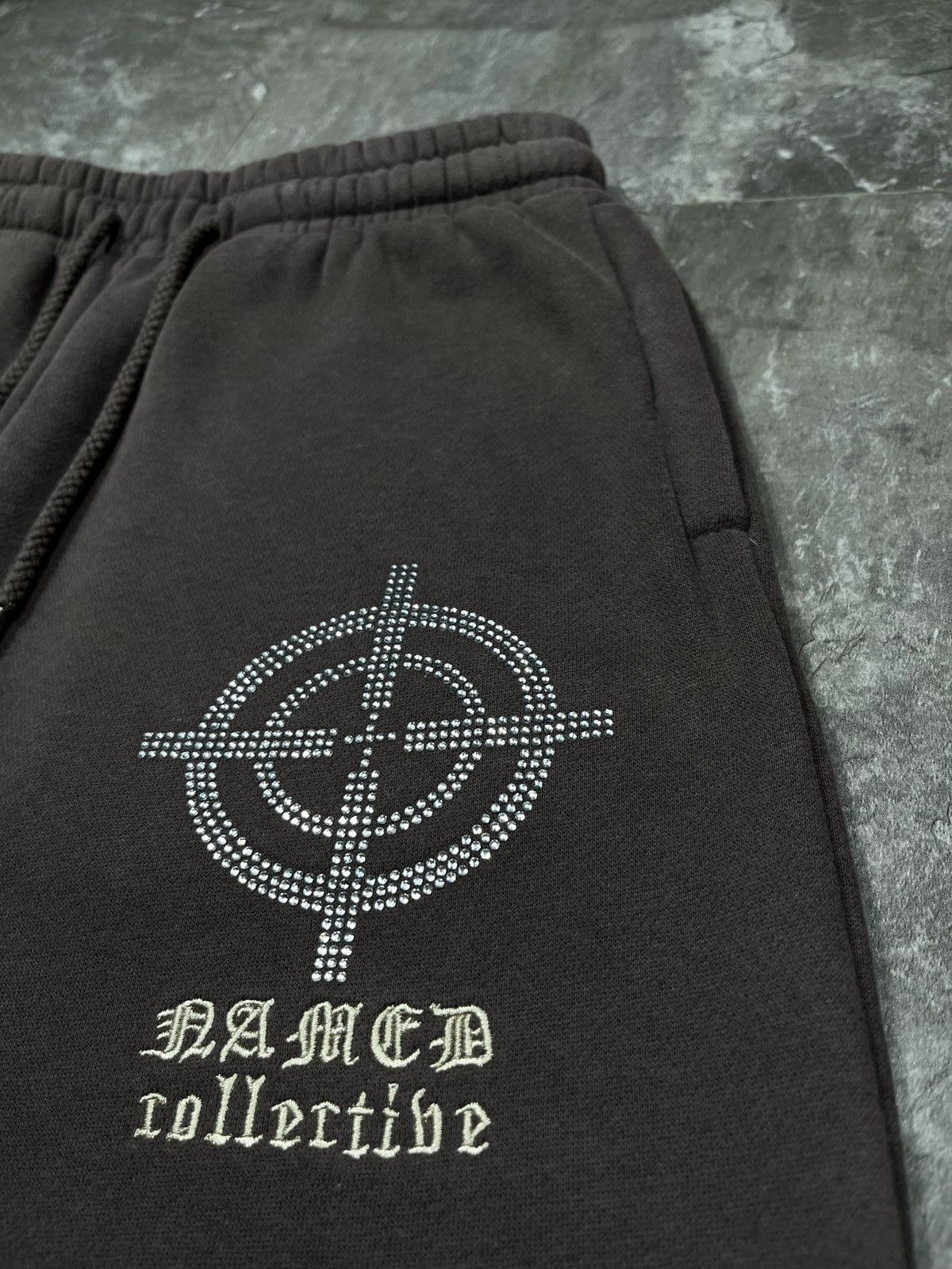 Named Collective Named Collective Mission Brown Baggy Big Logo Sweatpants Size US 28 / EU 44 - 6 Thumbnail