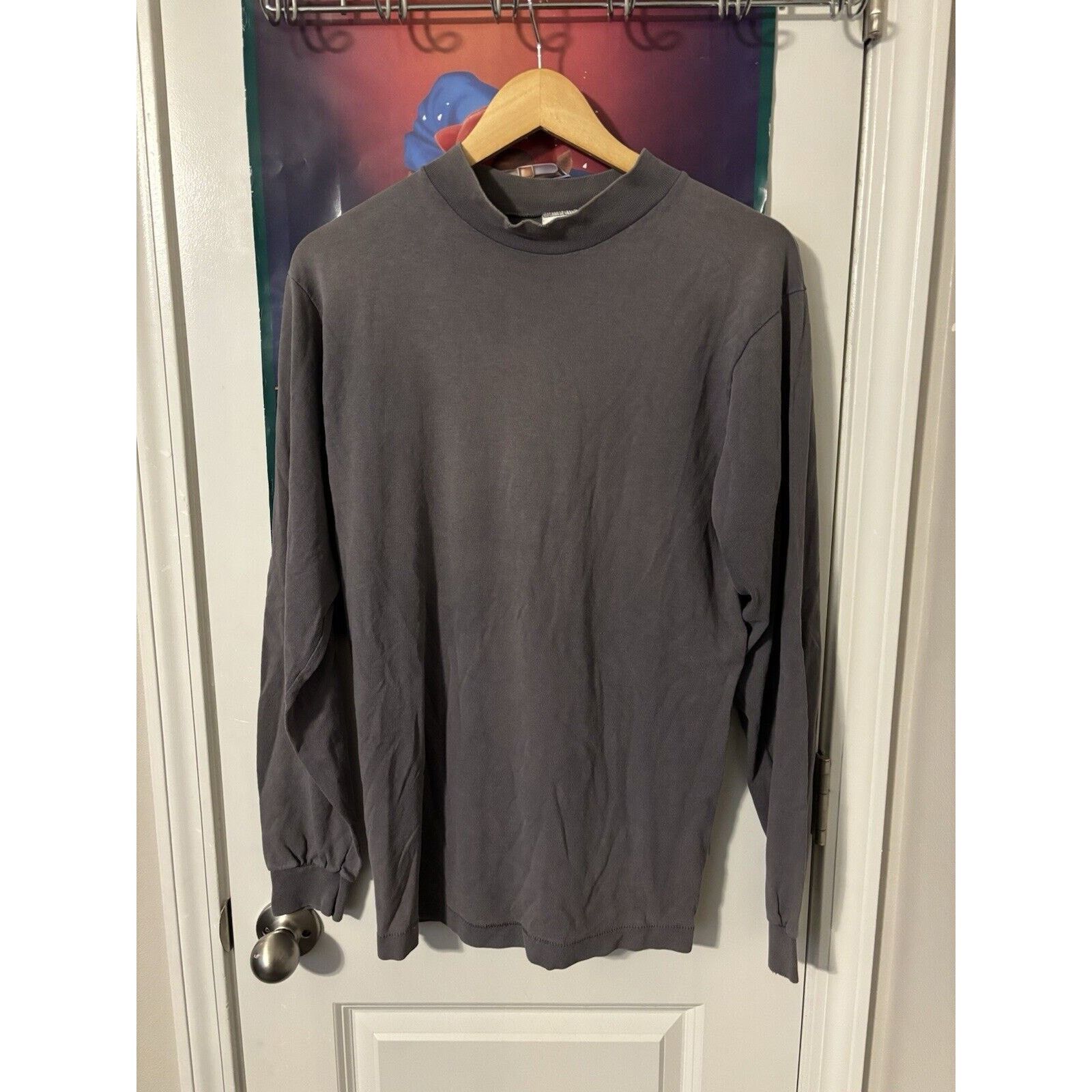 Fruit Of The Loom Vintage fruit of the loom grey long sleeve blank T-shirt L Size US L / EU 52-54 / 3 - 1 Thumbnail