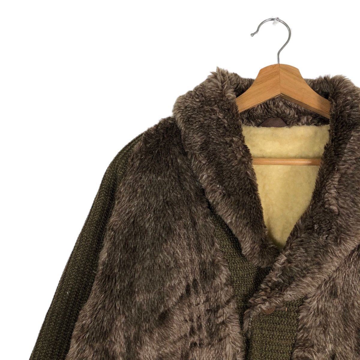 Japanese Brand 🔥90’s Issey Miyake Style Mink Fur Cardigan Jacket Size M / US 6-8 / IT 42-44 - 7 Thumbnail